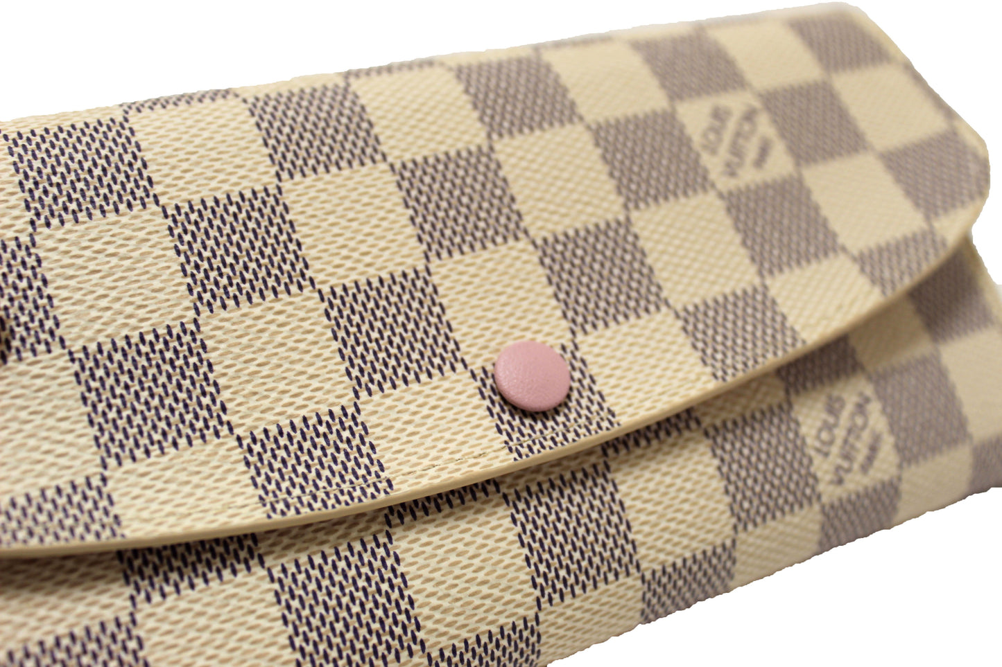 New Louis Vuitton Damier Azur Canvas Emilie Flap Wallet