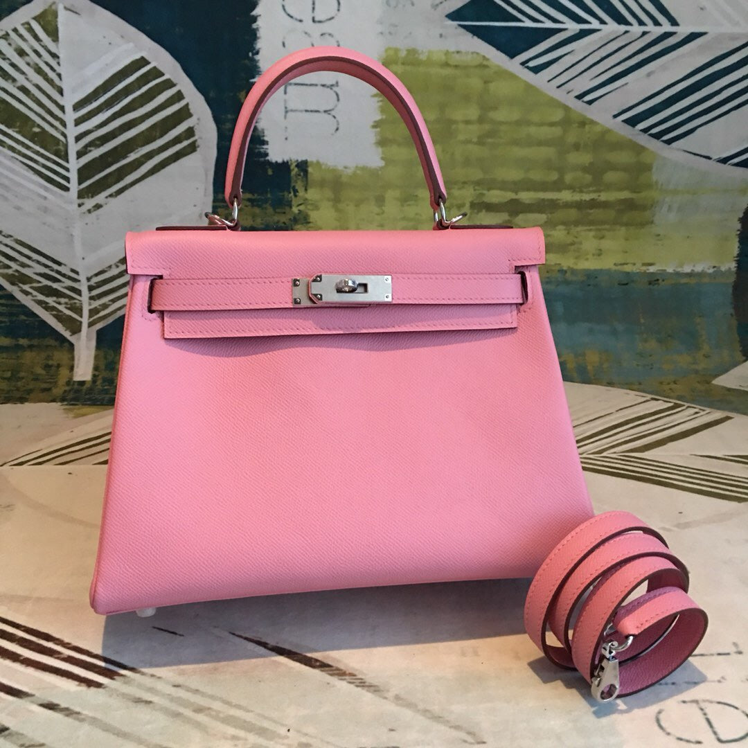 Top Quality Kelly Mauve Sytop Qualityestre Epsom Shoulder Bag