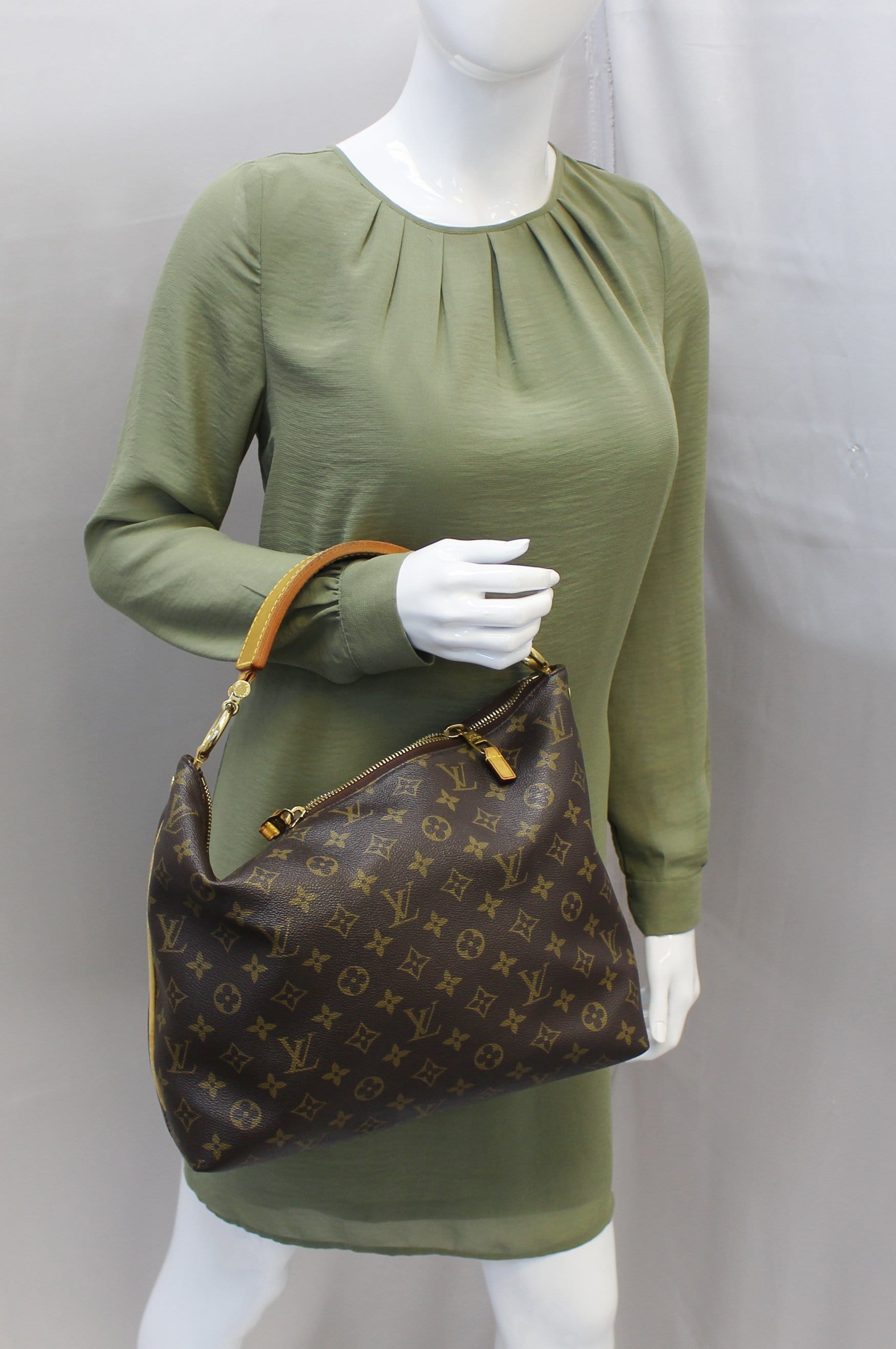 Louis Shoulder Bag Sully Pm Canvas Monogram