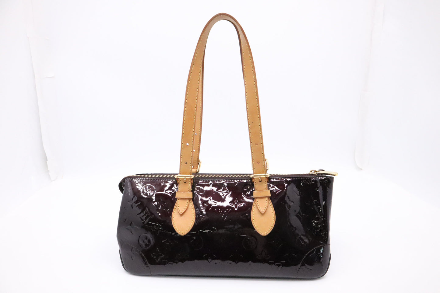 Louis Vuitton Rosewood Avenue Amarante Leather Vernis Handbag
