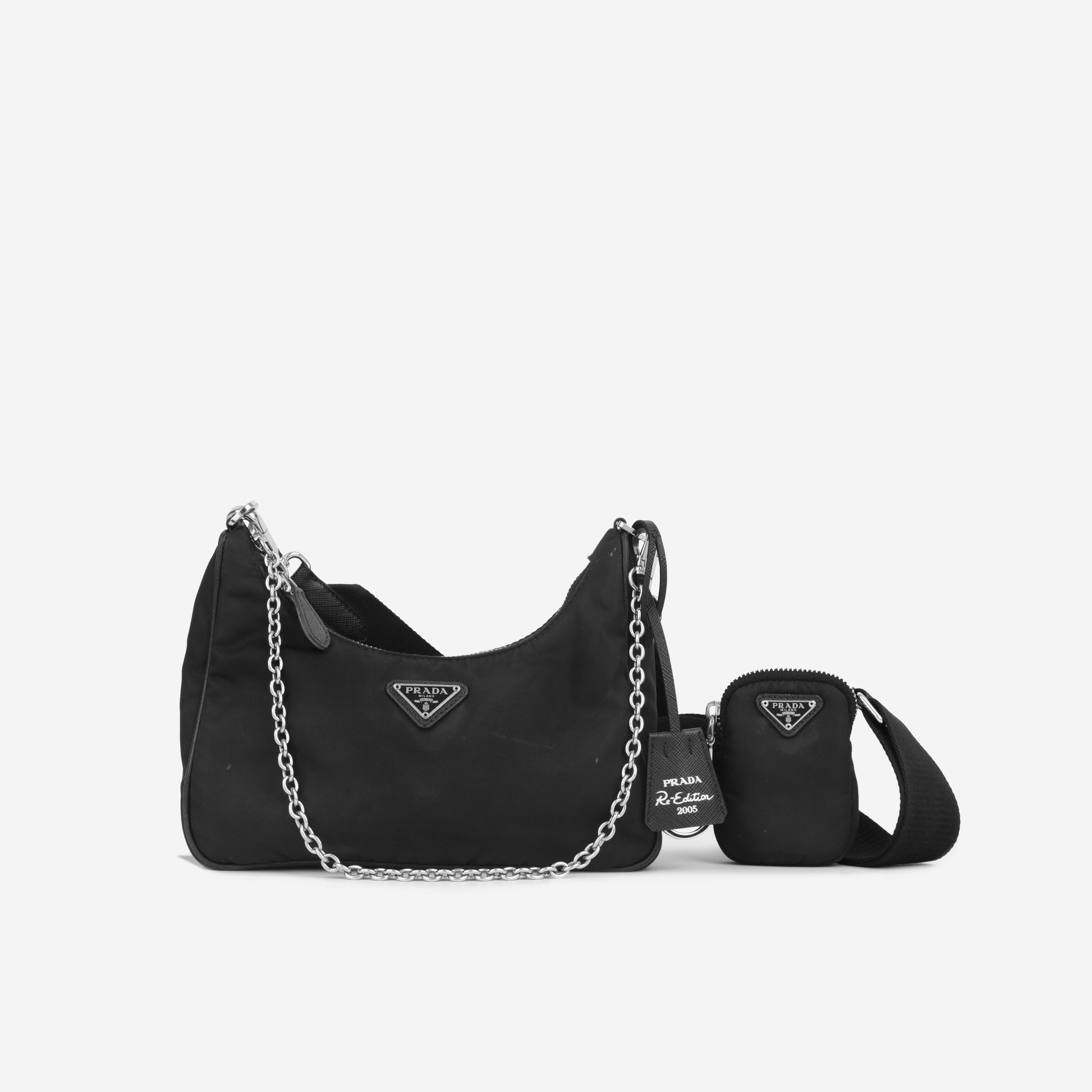Prada Re Edition Shoulder Bag Nylon Black