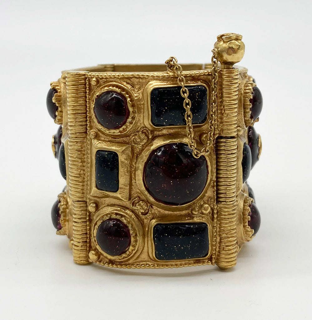 Chanel Rare Gold Gripoix Bracelet