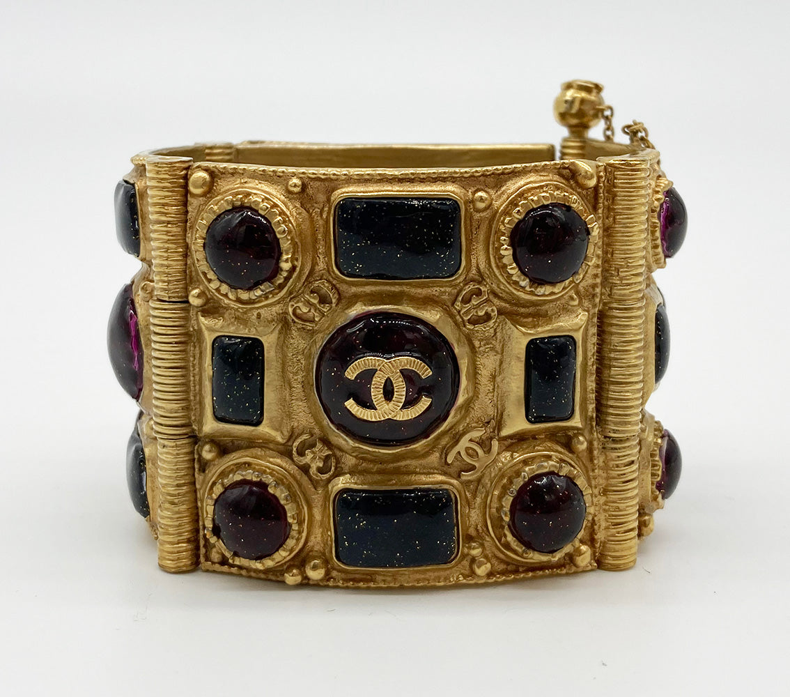 Chanel Rare Gold Gripoix Bracelet