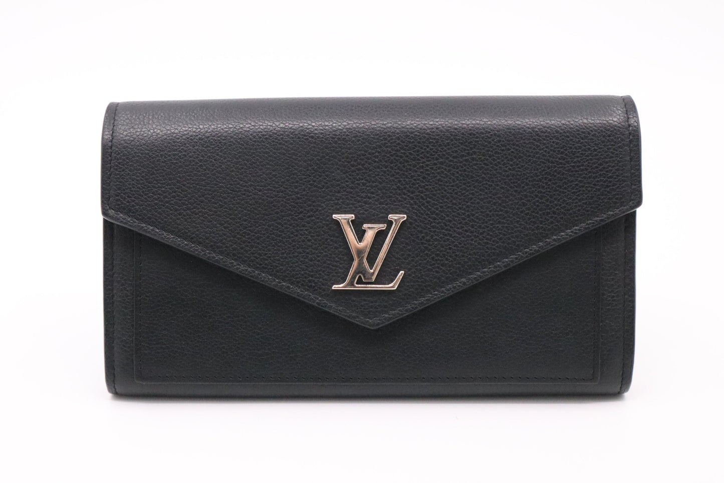 Louis Vuitton Mylockme Long Black Wallet Case