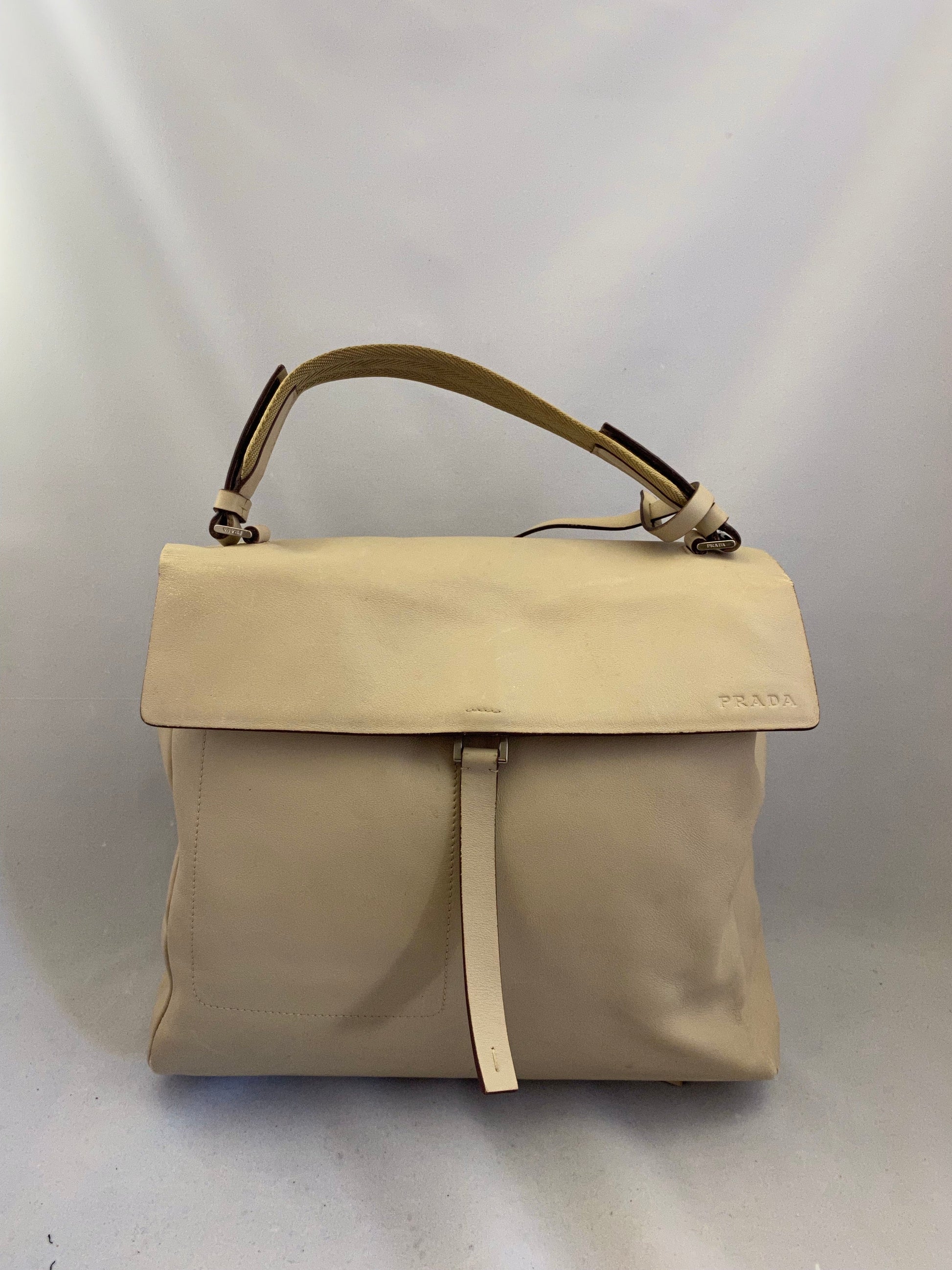 Prada Lædertaske Luxury Handbag Travel Bag