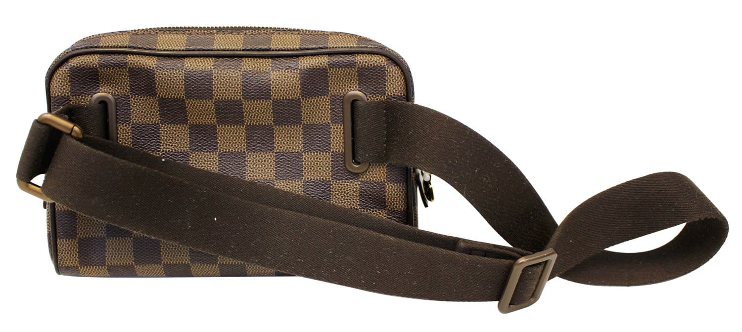 Louis Damier Ebene Brooklyn Bum Bag Brown Travel Bag