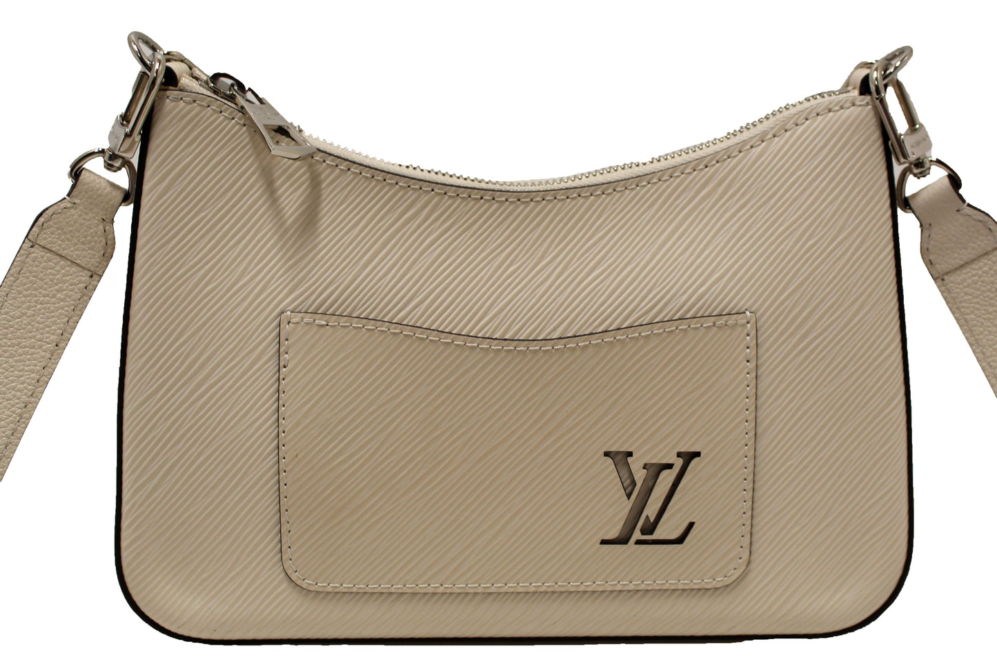 Louis Vuitton White Epi Leather Marelle Shoulder/Messenger Bag