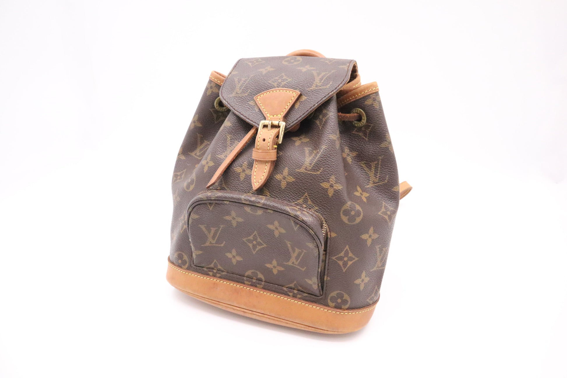 Louis Vuitton Montsouris PM Monogram Canvas Handbag Canvas 1