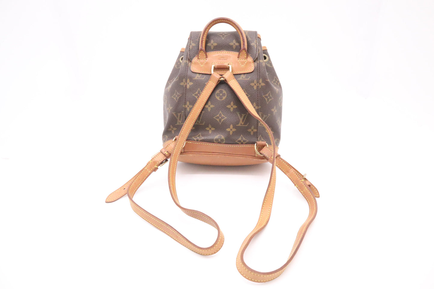 Louis Vuitton Montsouris PM Monogram Canvas Handbag Canvas 1