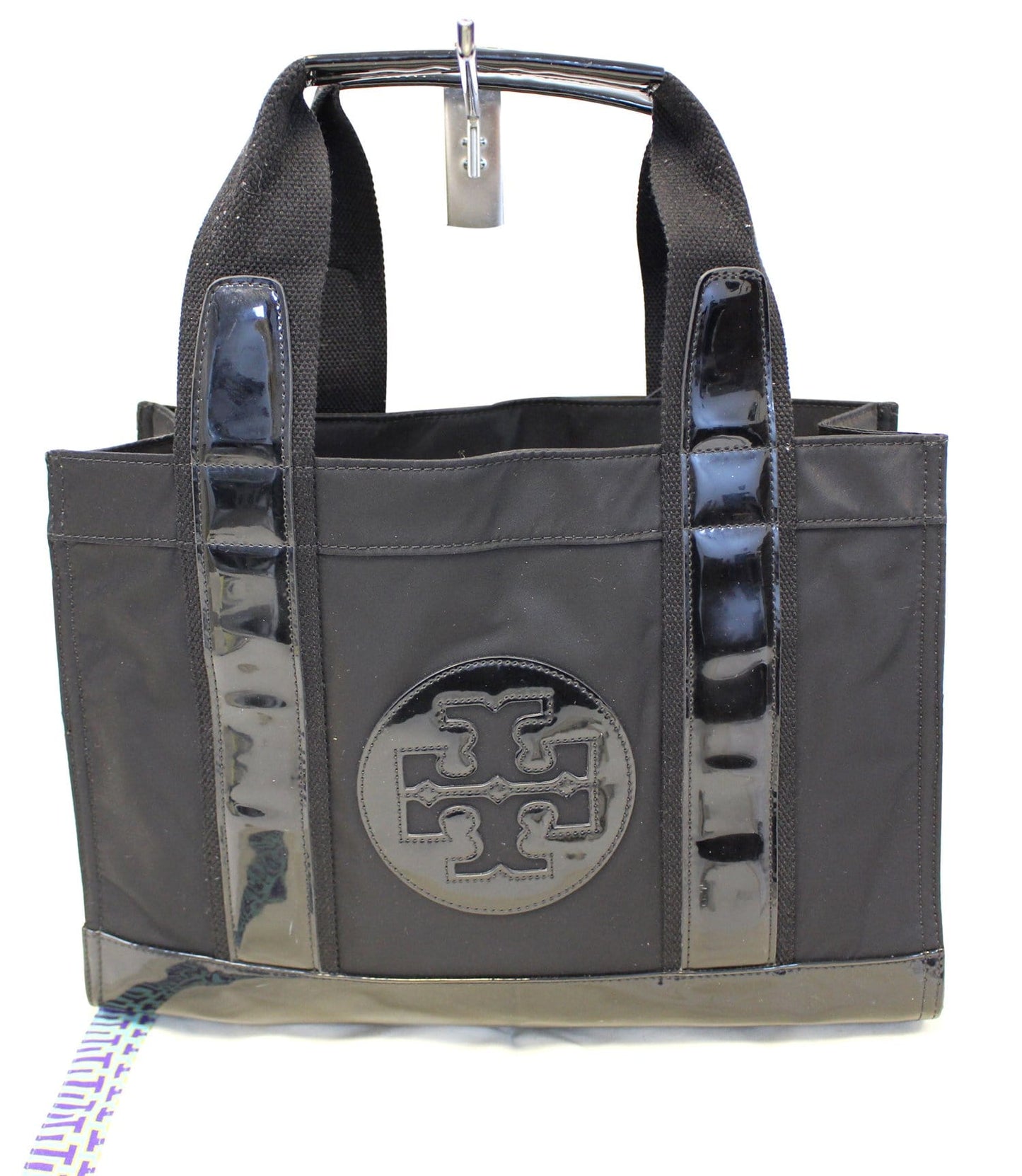 Tory Burch Tory Tote Bag Nylon Black