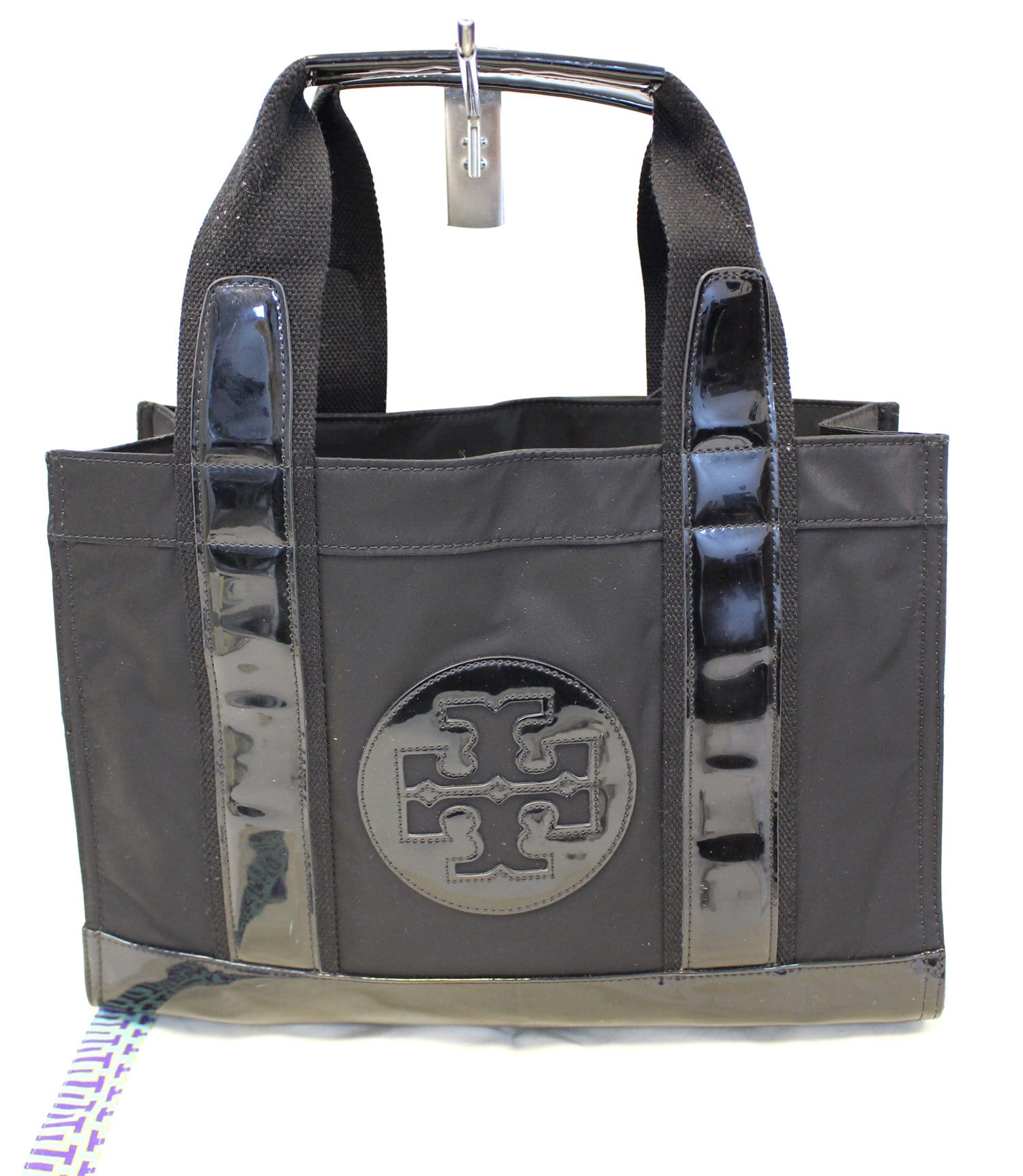 Tory Burch Tory Tote Bag Nylon Black
