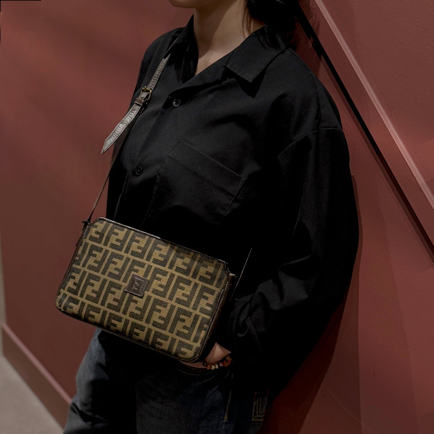 Fendi Zukka Bag Tws Monogram Travel Bag