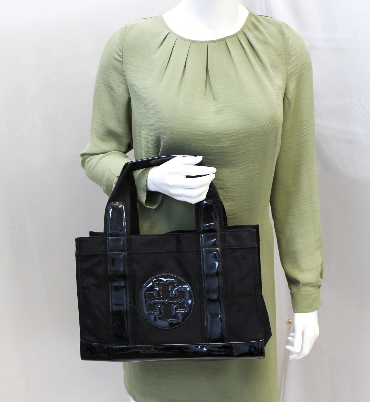 Tory Burch Tory Tote Bag Nylon Black