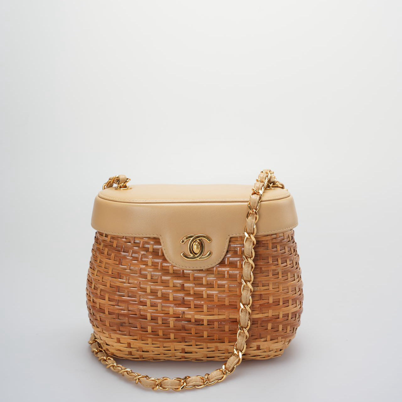 Chanel   Wicker Basket Shoulder Bag – Limited Edition