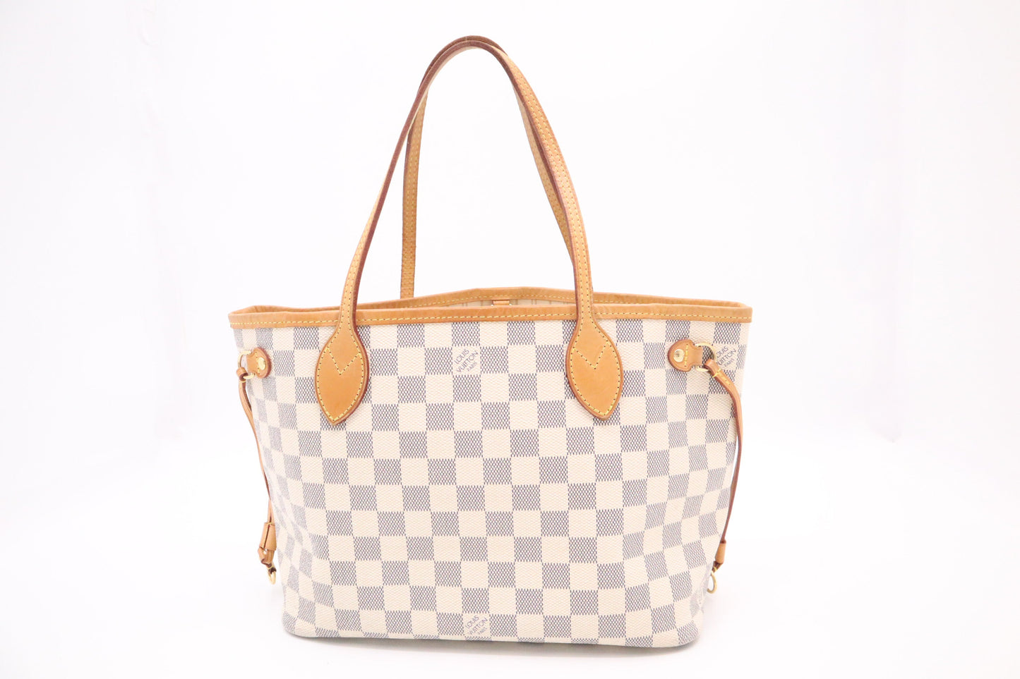 Louis Vuitton Neverfull PM Azur Damier Canvas Tote Bag Azur Canvas
