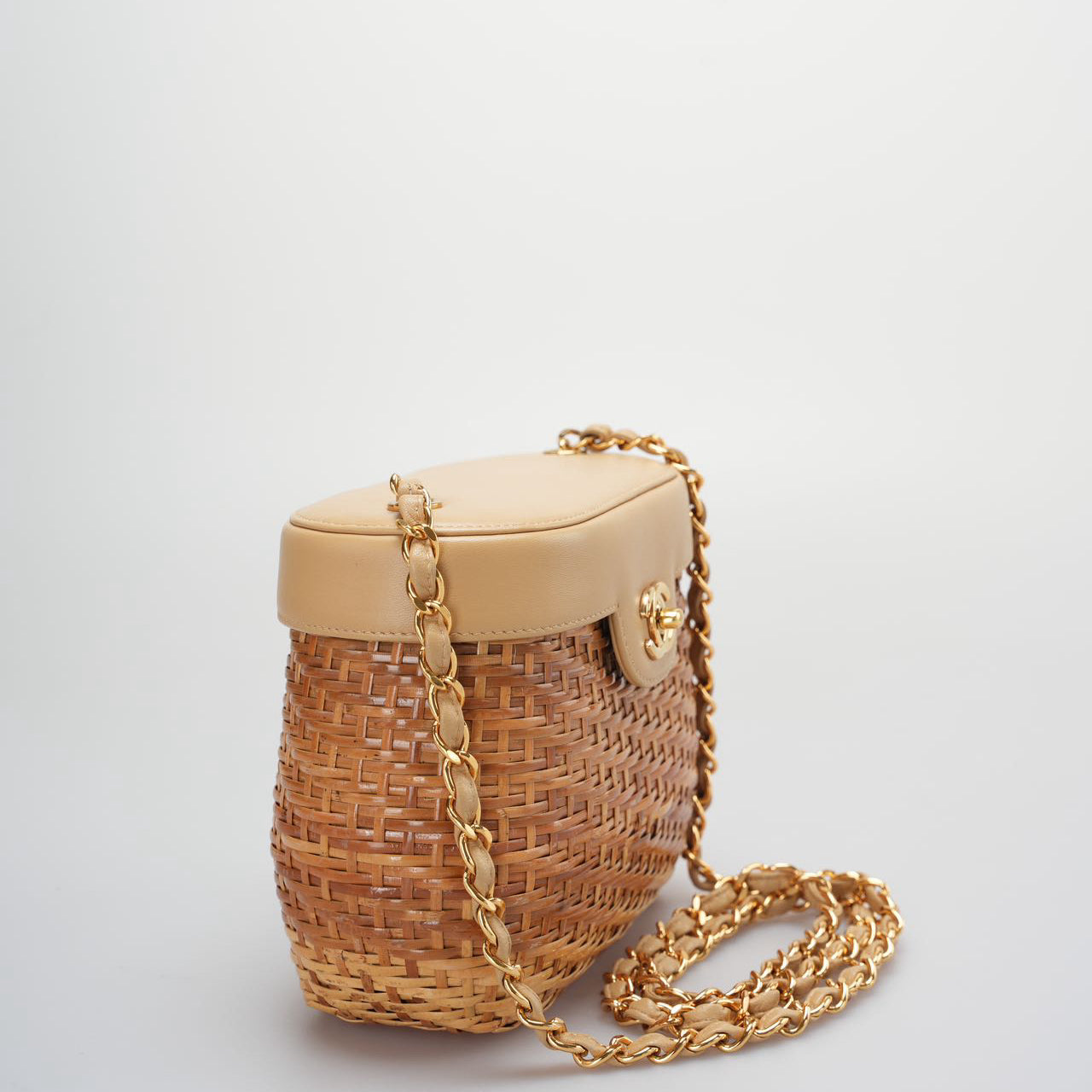 Chanel   Wicker Basket Shoulder Bag – Limited Edition