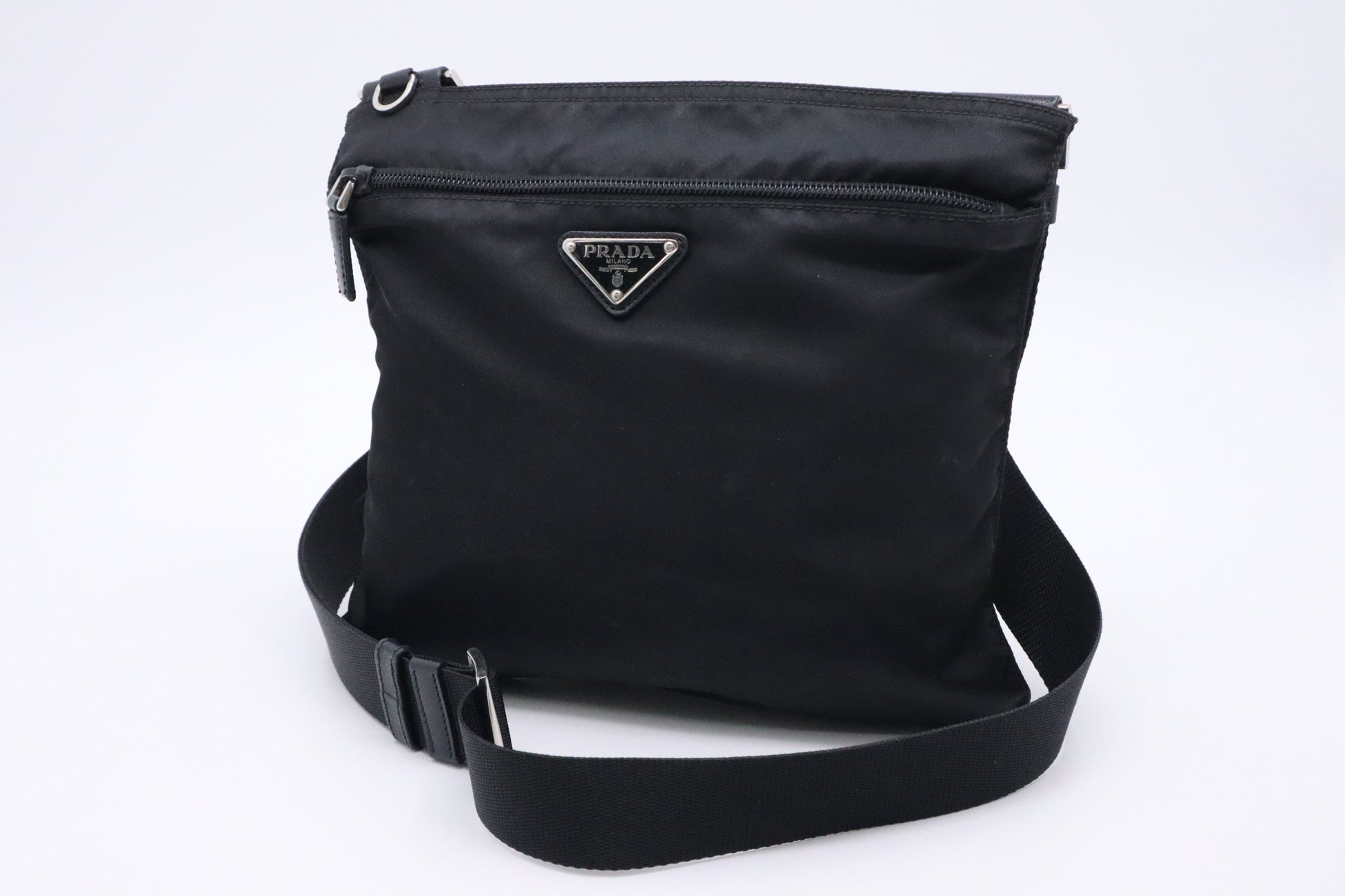 Prada Crossobdy In Handbag Canvas Nylon Travel Bag