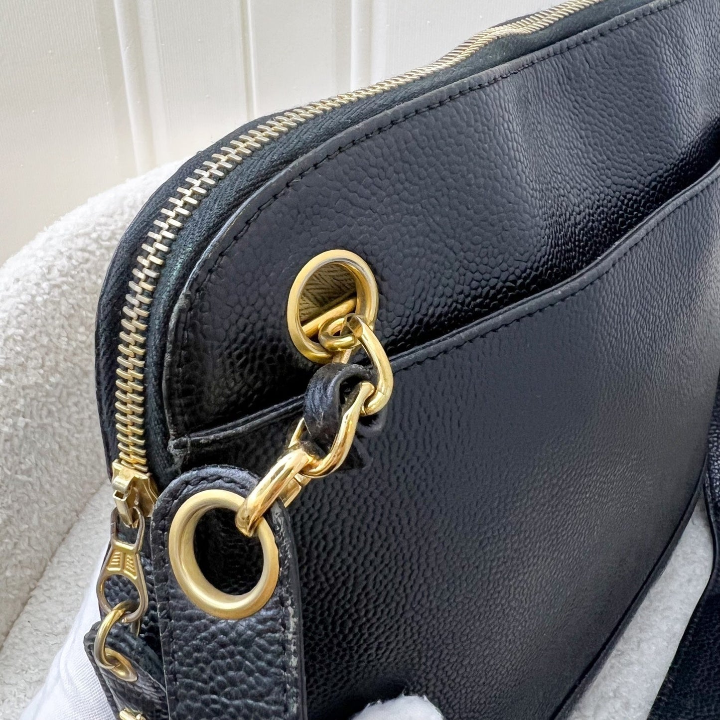 Chanel   Tote Bag in Black Caviar and GHW