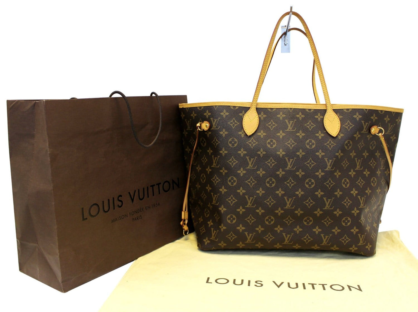 Louis Neverfull Gm Shoulder Bag Canvas Monogram