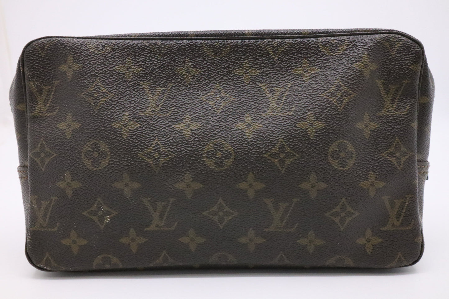 Louis Vuitton Trousse 28 Monogram Canvas Handbag Canvas 3