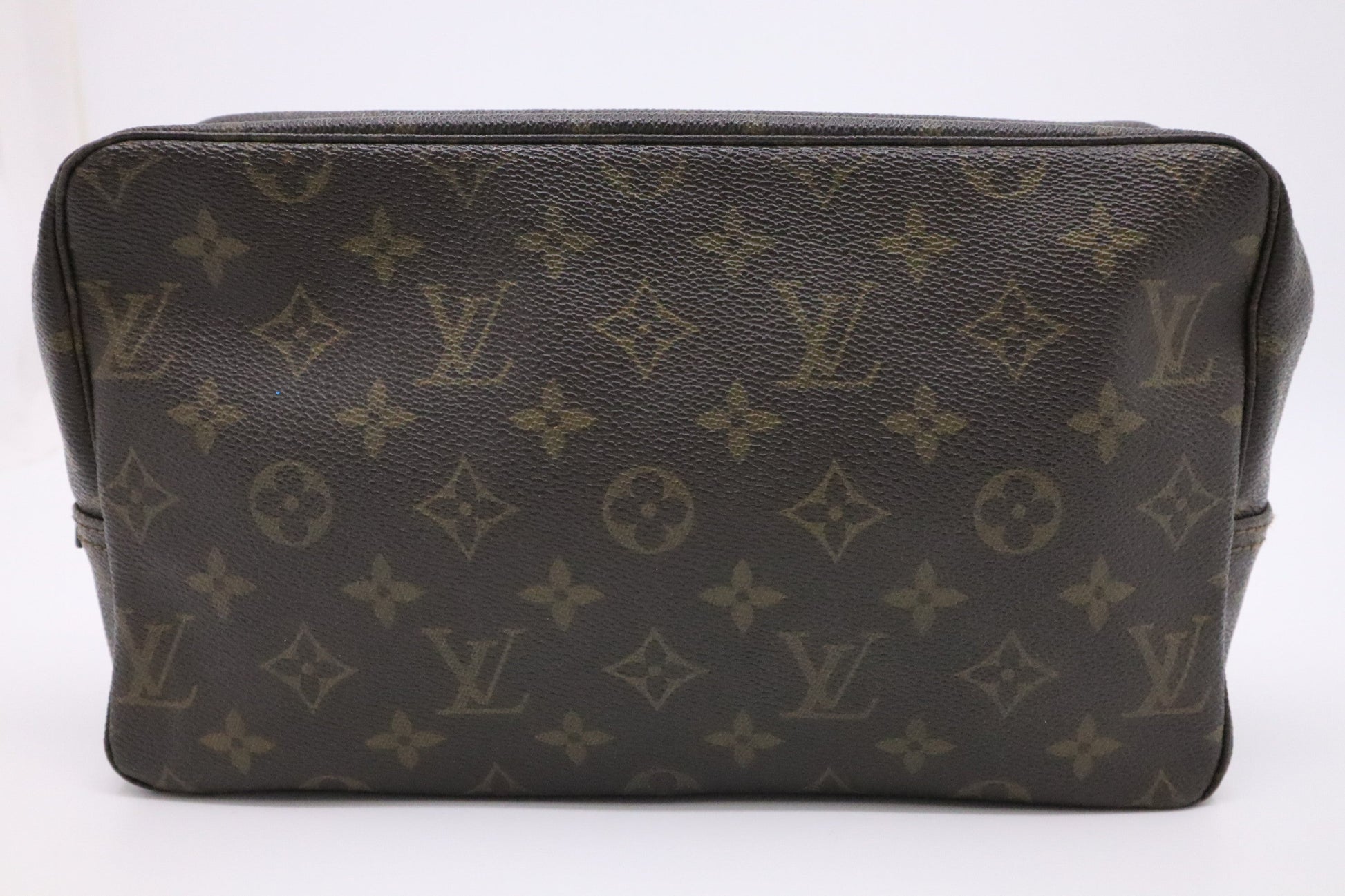 Louis Vuitton Trousse 28 Monogram Canvas Handbag Canvas 3