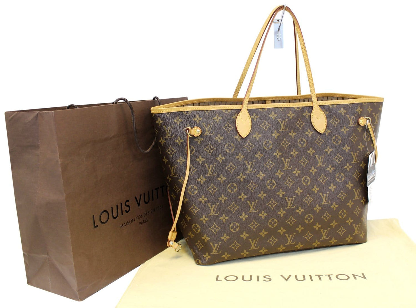 Louis Neverfull Gm Shoulder Bag Canvas Monogram