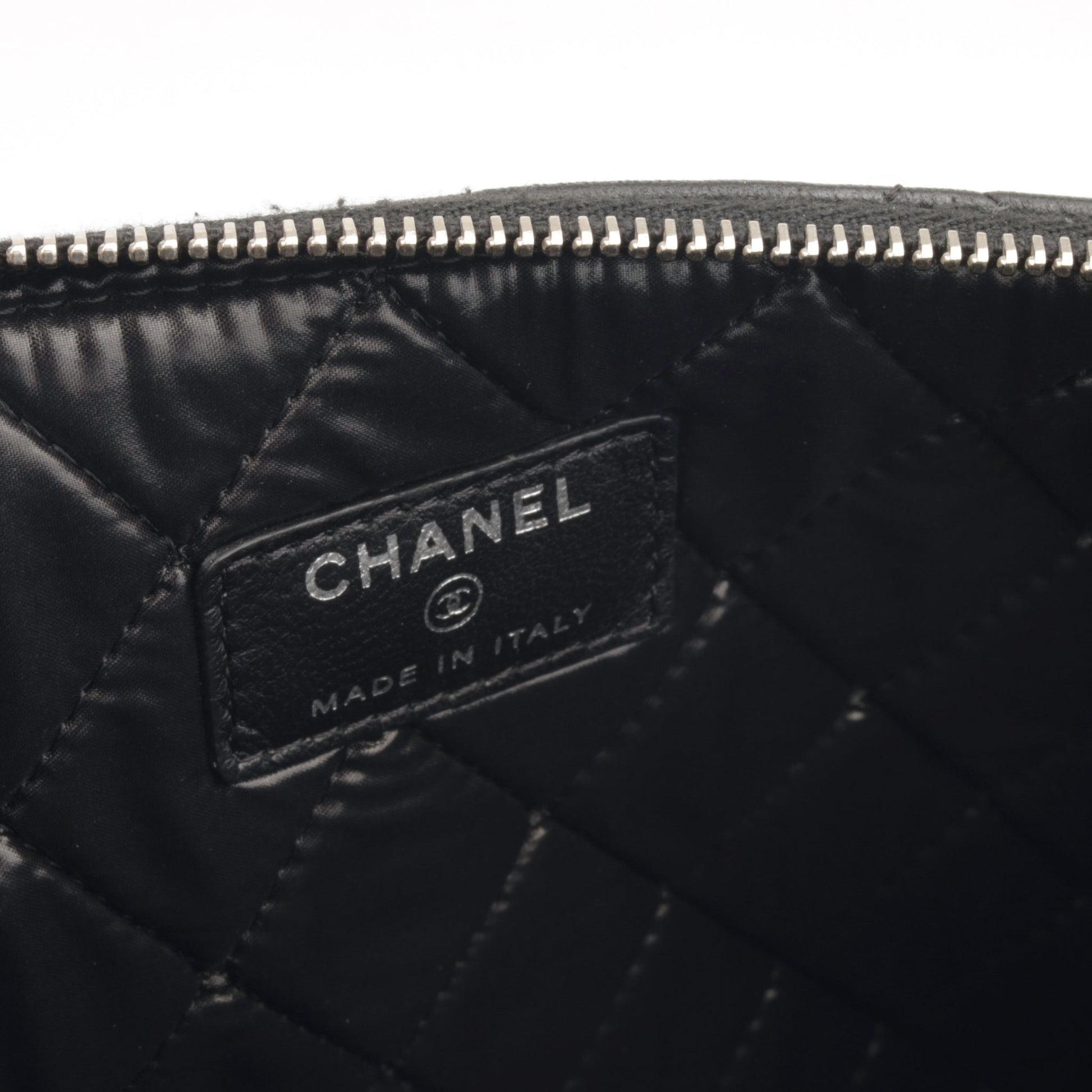 Chanel Quilted Tweed O-case