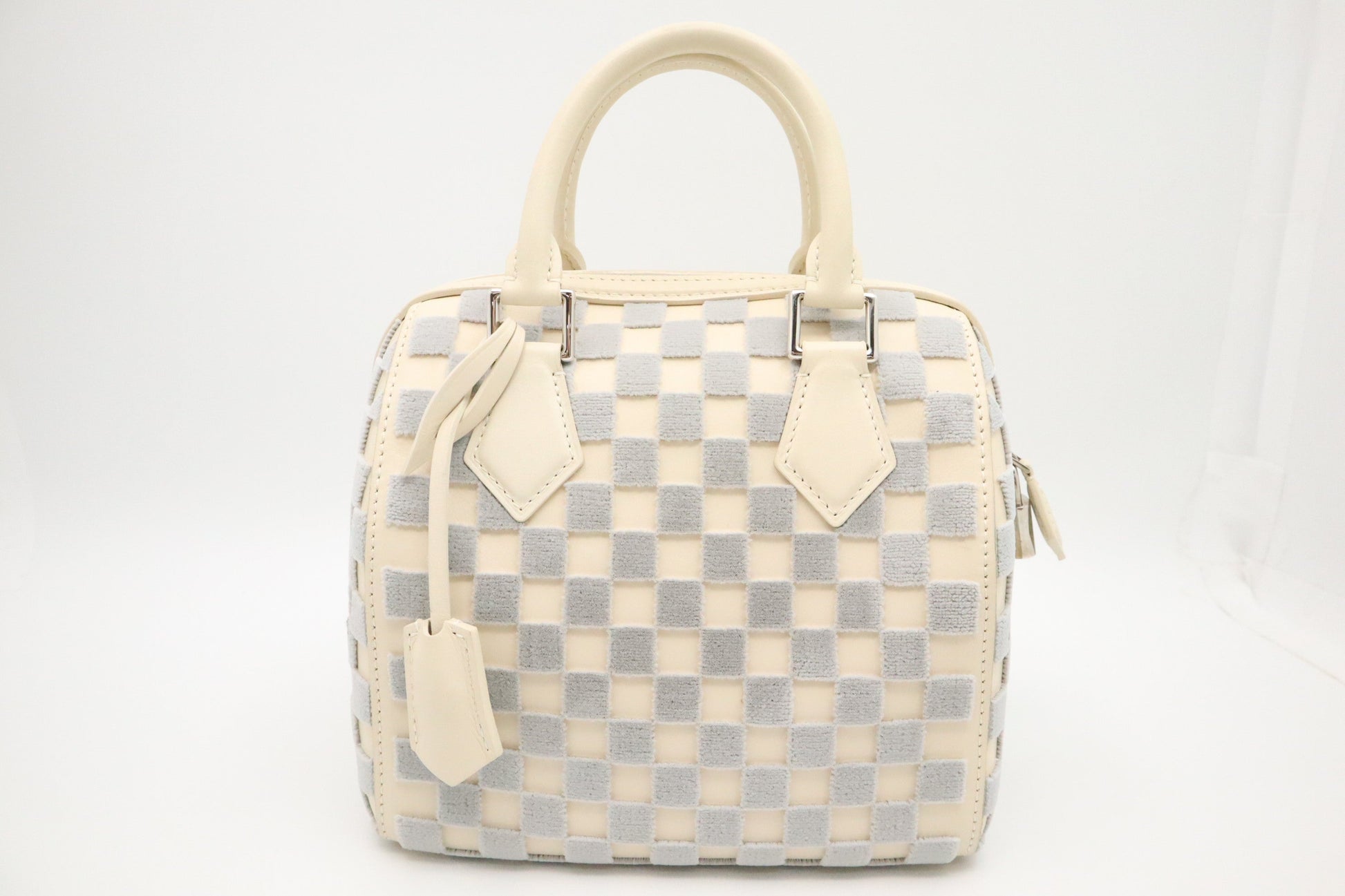 Louis Vuitton Speedy Cube Cubic Leather Damier Handbag