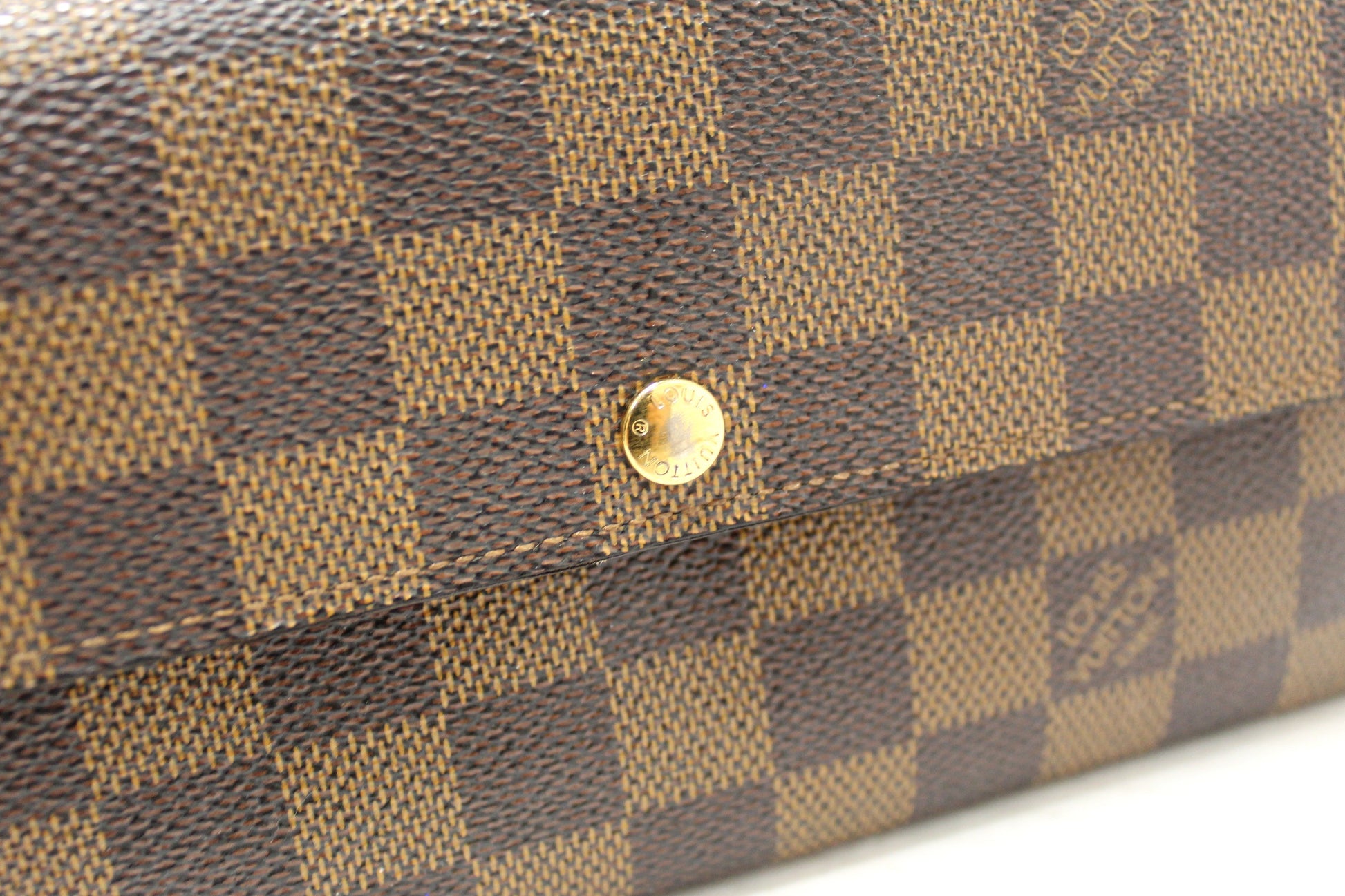Louis Vuitton Damier Ebene Canvas Sarah Long Wallet