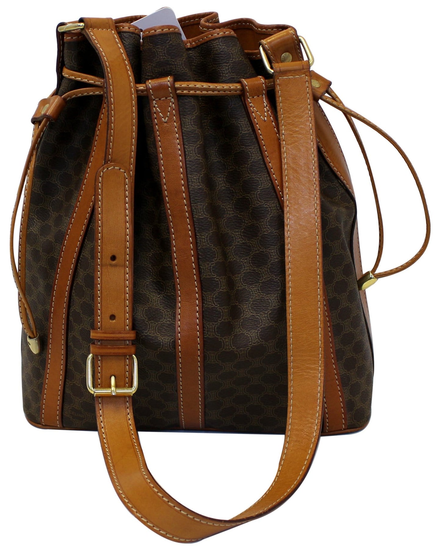 Macadam Pattern Pvc Shoulder Bag Leather