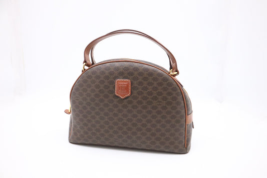 Celine Hand Bag In Macadam Canvas Travel Bag
