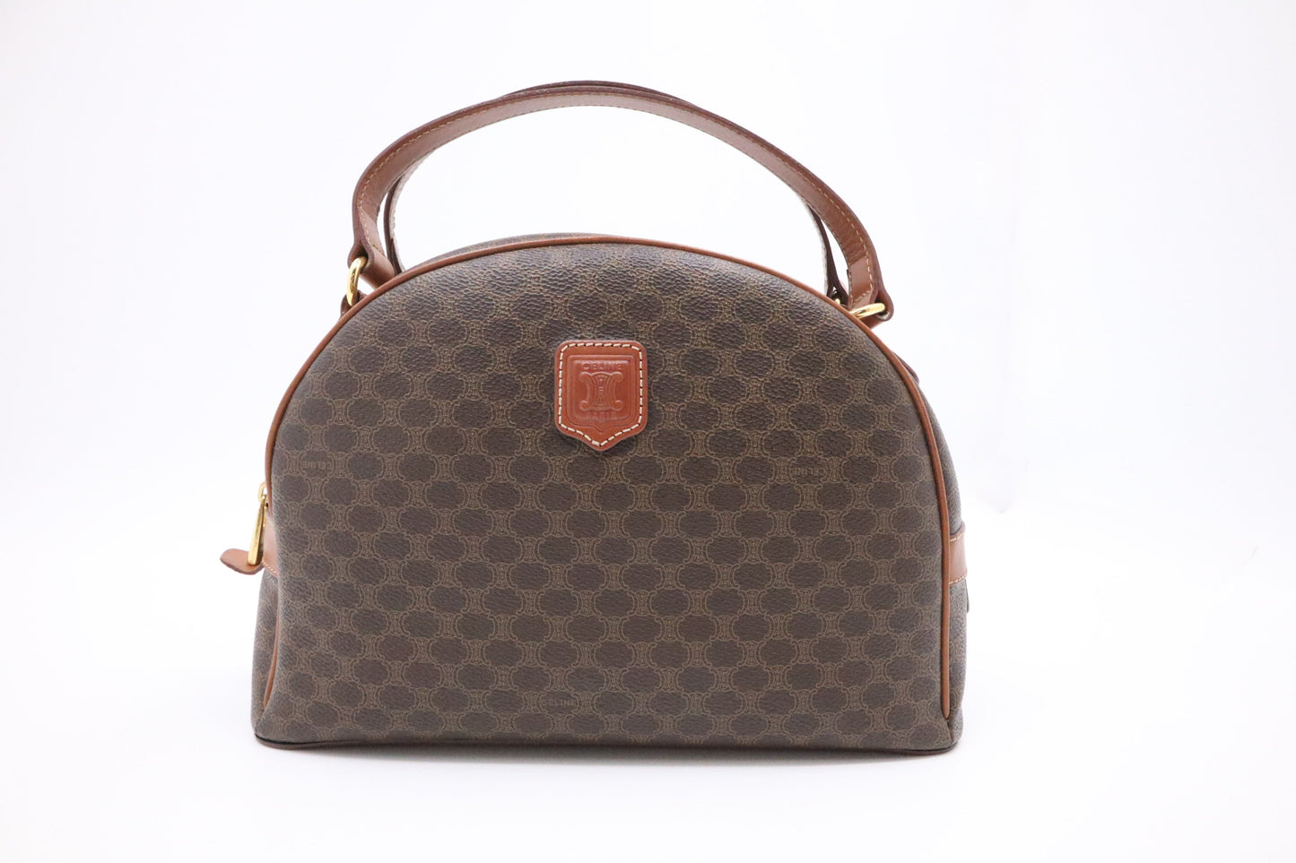 Celine Hand Bag In Macadam Canvas Travel Bag