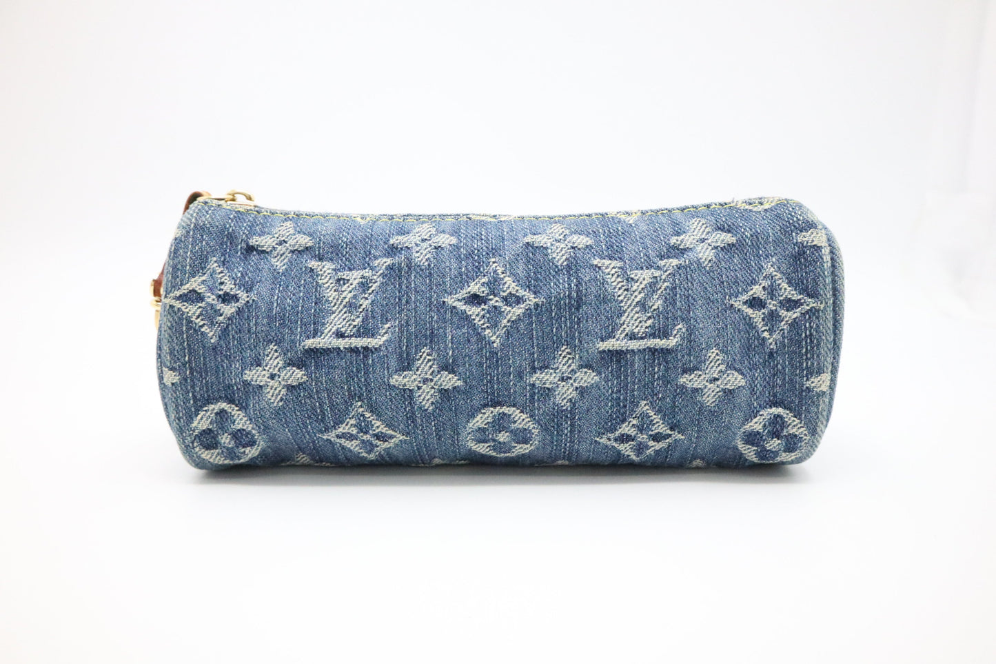 Louis Vuitton Speedy Trousse Denim Monogram Handbag