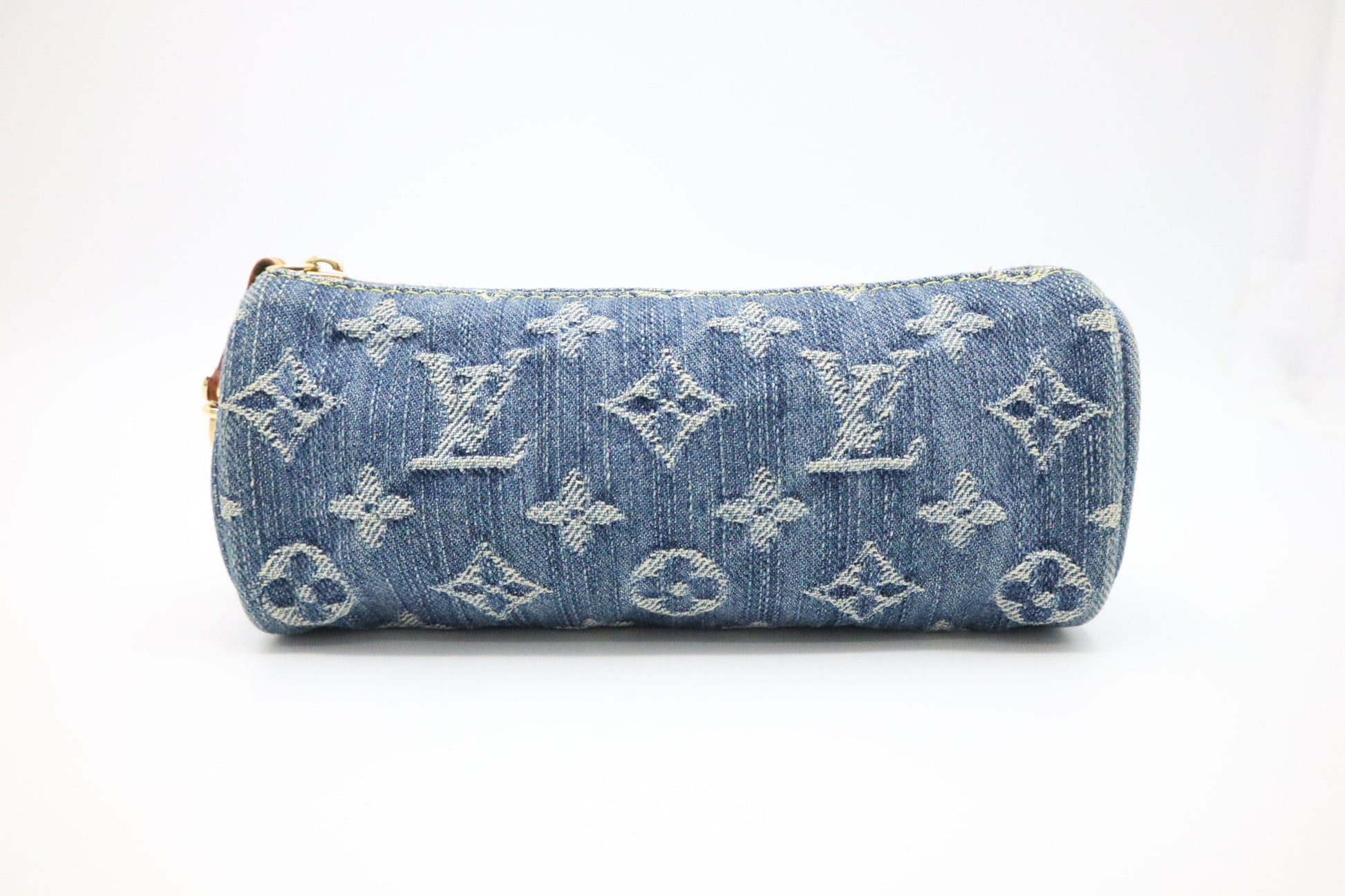 Louis Vuitton Speedy Trousse Denim Monogram Handbag