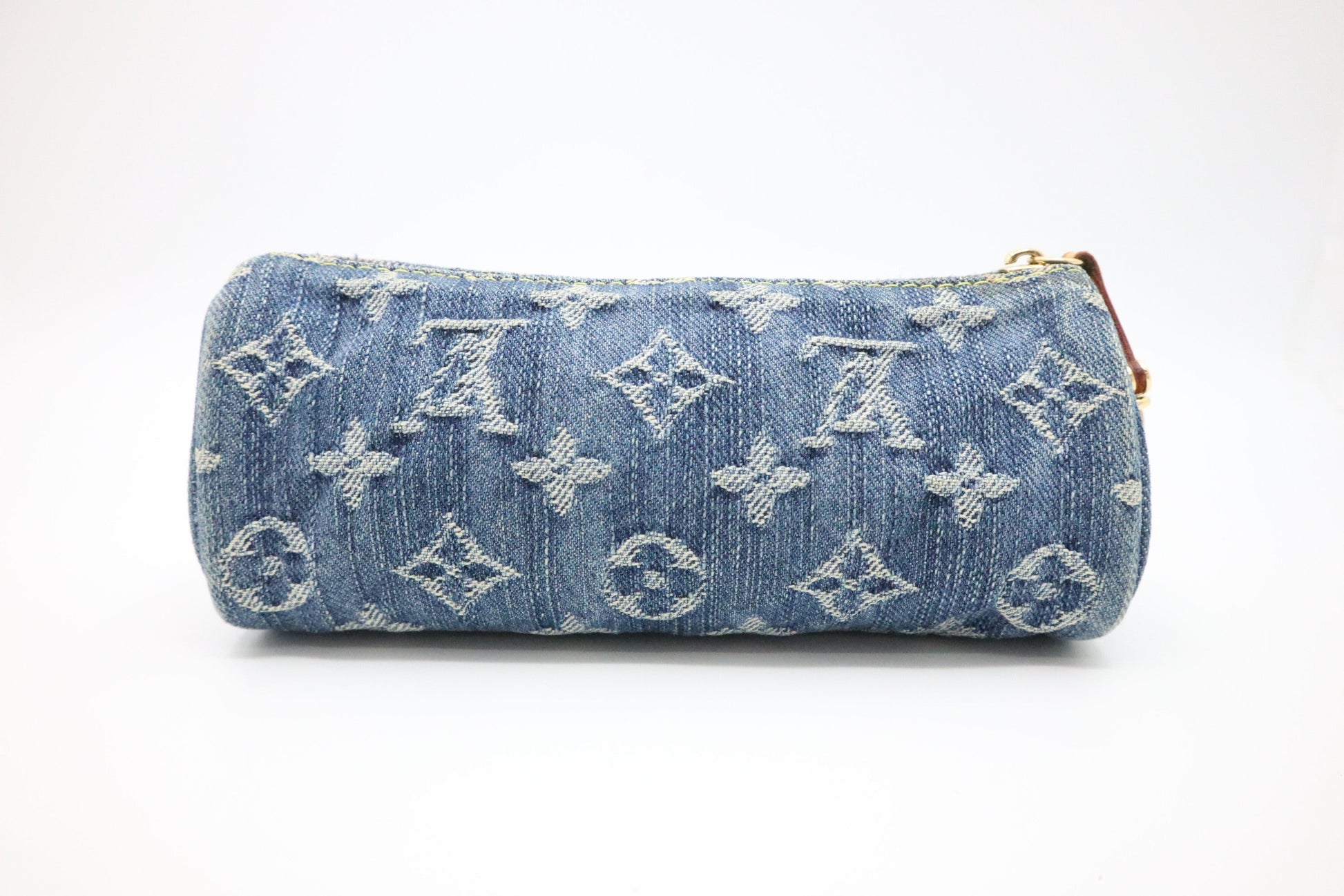 Louis Vuitton Speedy Trousse Denim Monogram Handbag