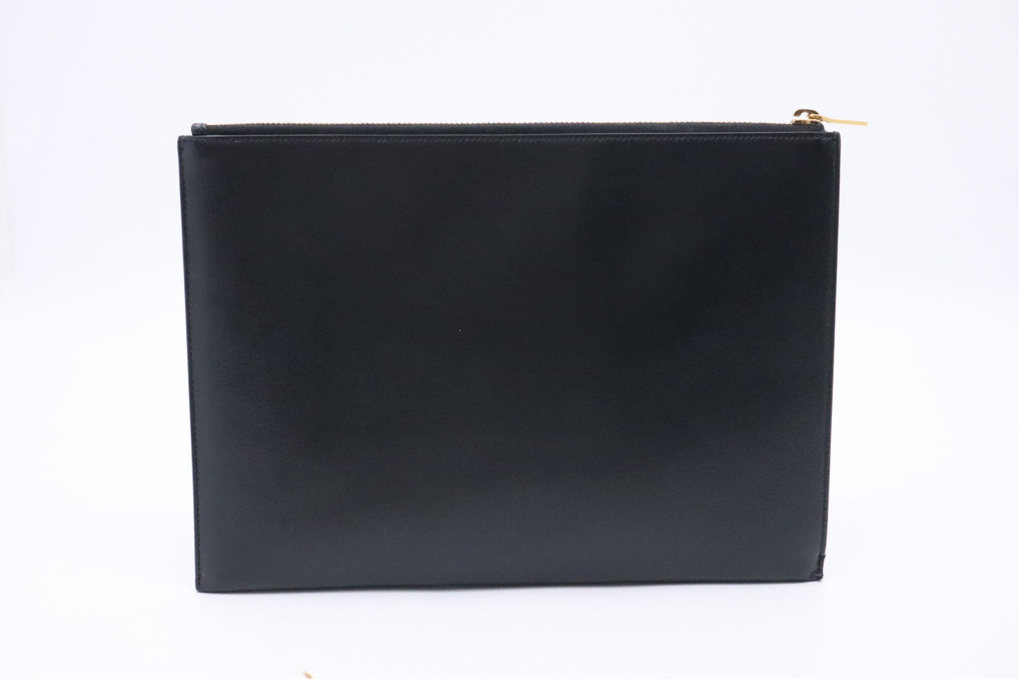 YSL Saint Laurent Clutch In Leather Black Clutch Bag Black Leather 6