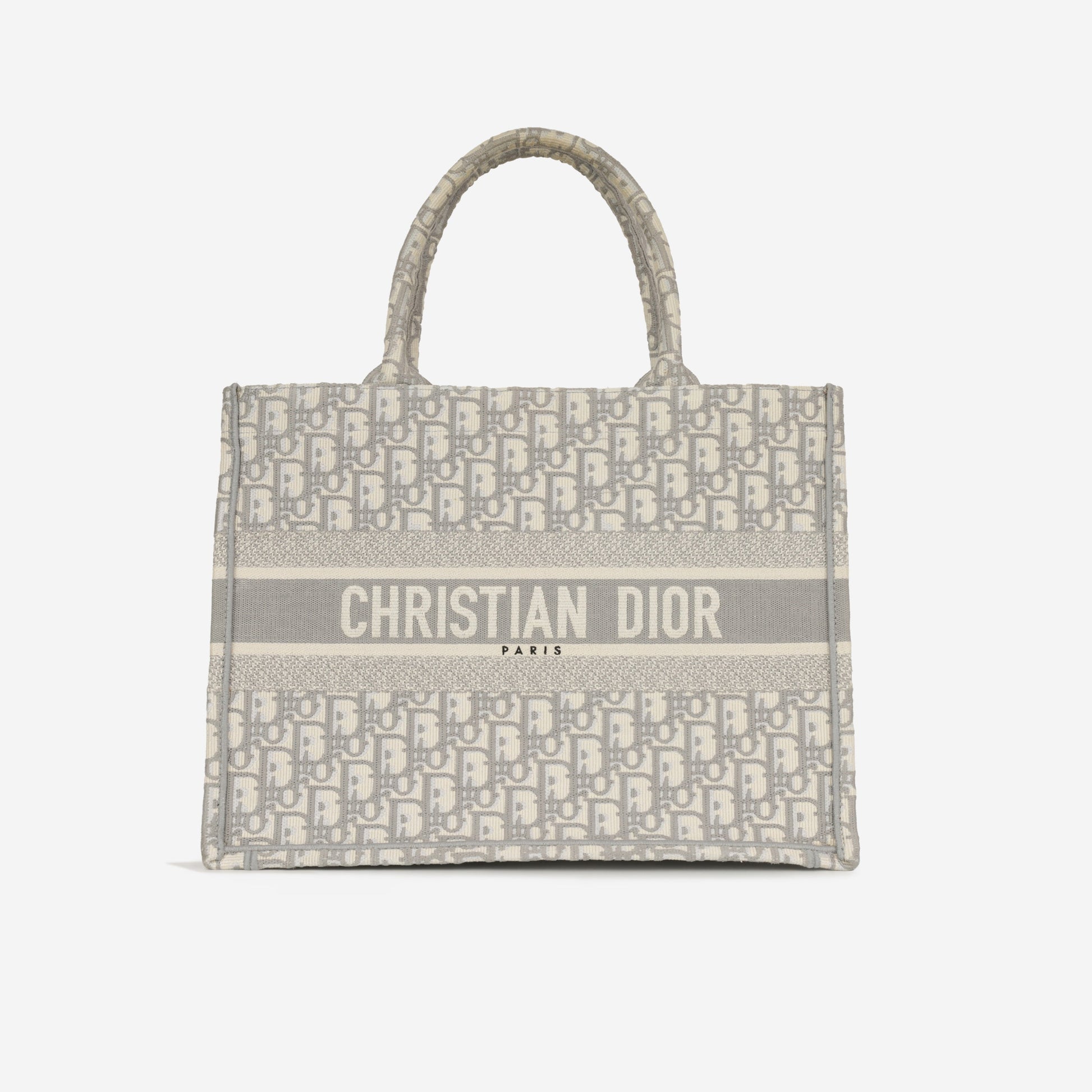 Dior Christian Book Tote Medium Tote Bag Dior Oblique Embroidery