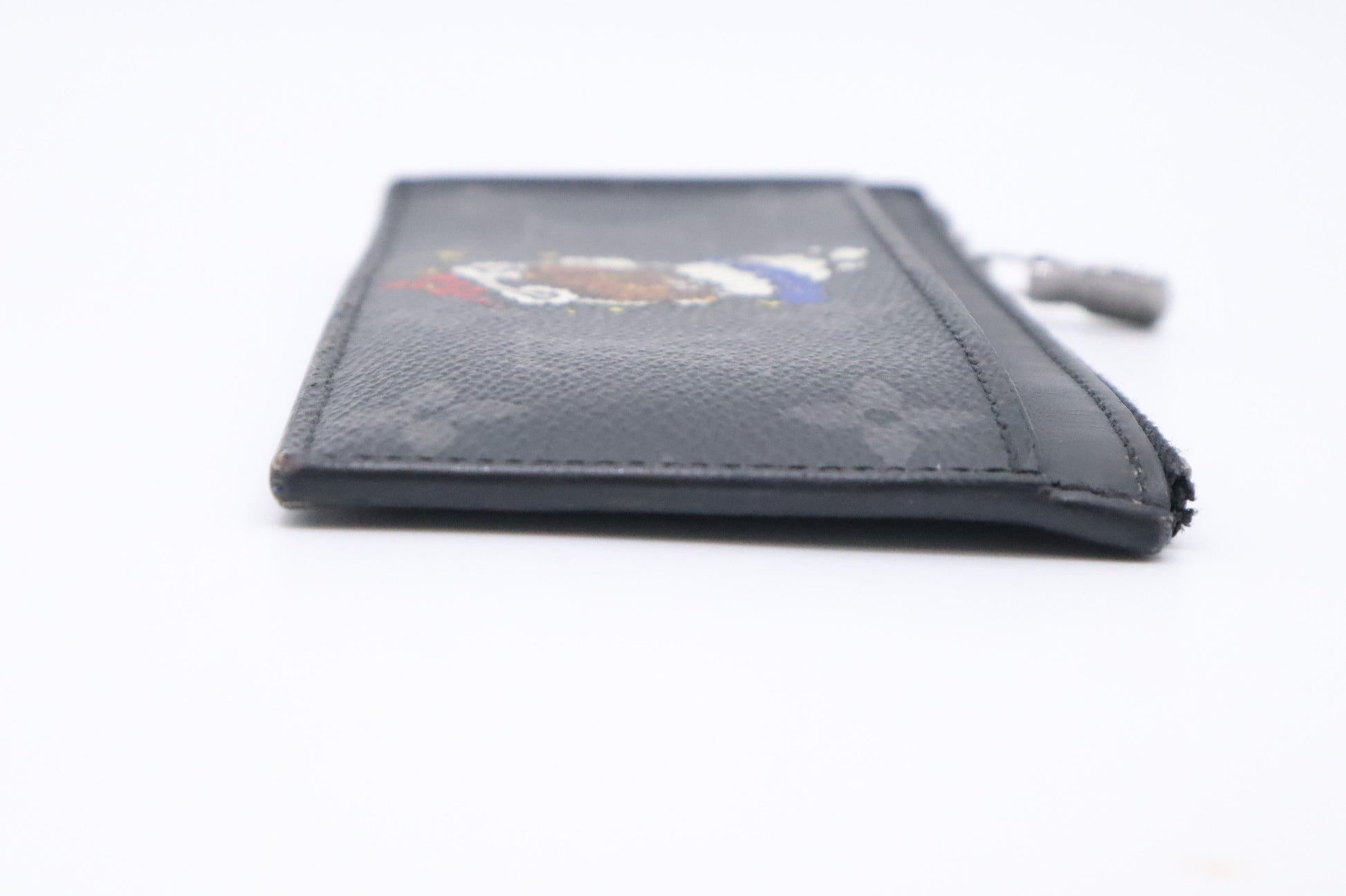 Louis Vuitton Vroom Trunk Card Holder Eclipse Monogram Canvas Wallet Case