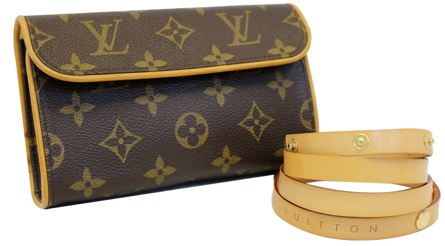 Louis Pochette Florentine Bag Canvas Monogram Crossbody Bag