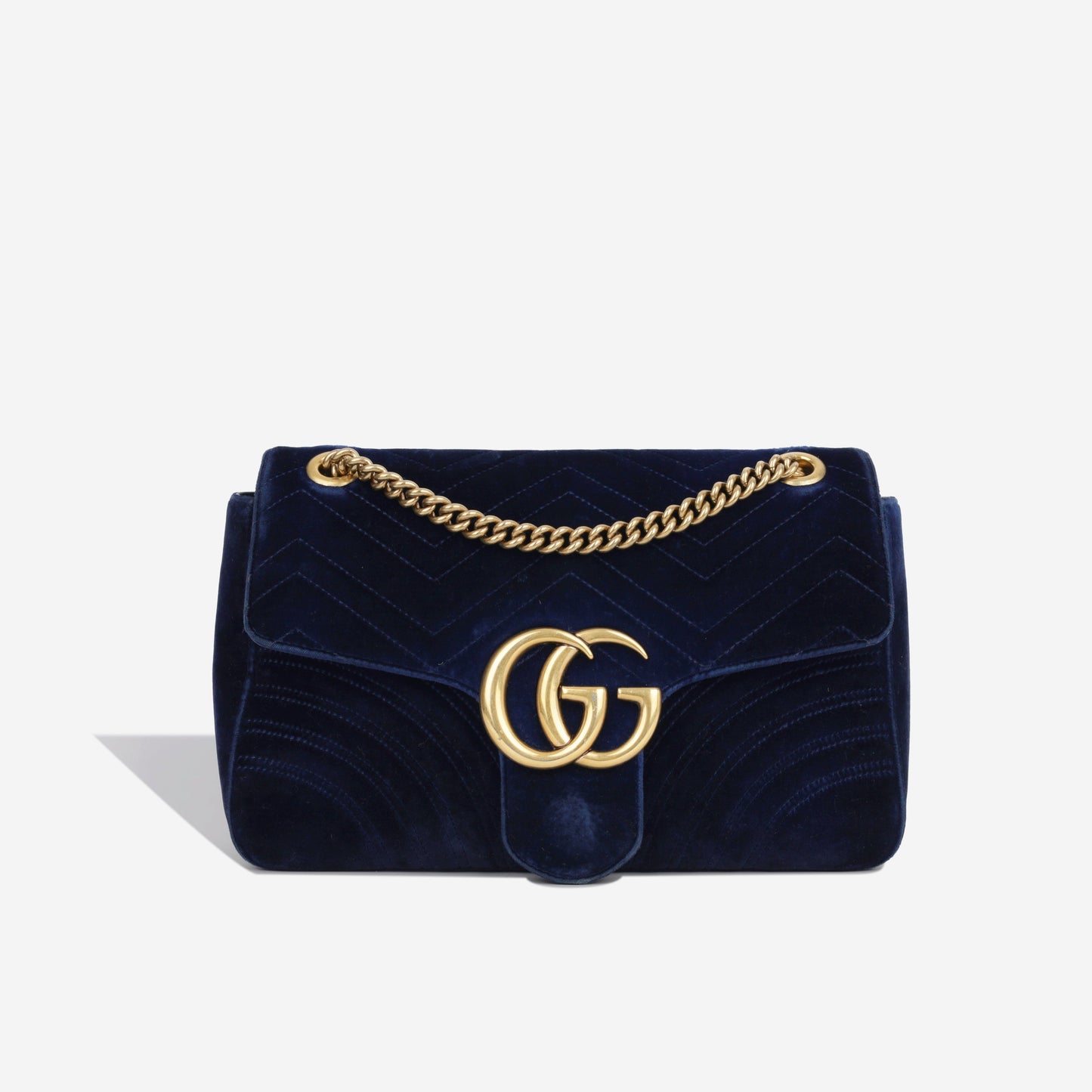Gucci Marmont Bag Medium Shoulder Bag Velvet Ghw
