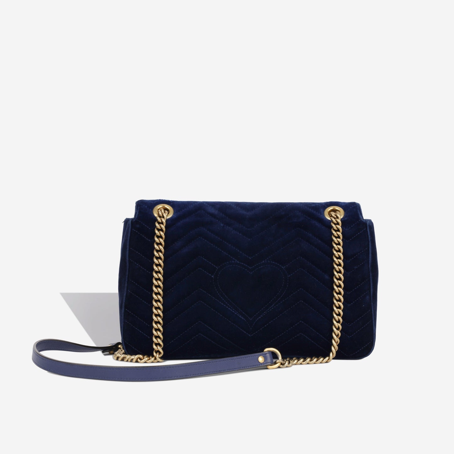 Gucci Marmont Bag Medium Shoulder Bag Velvet Ghw
