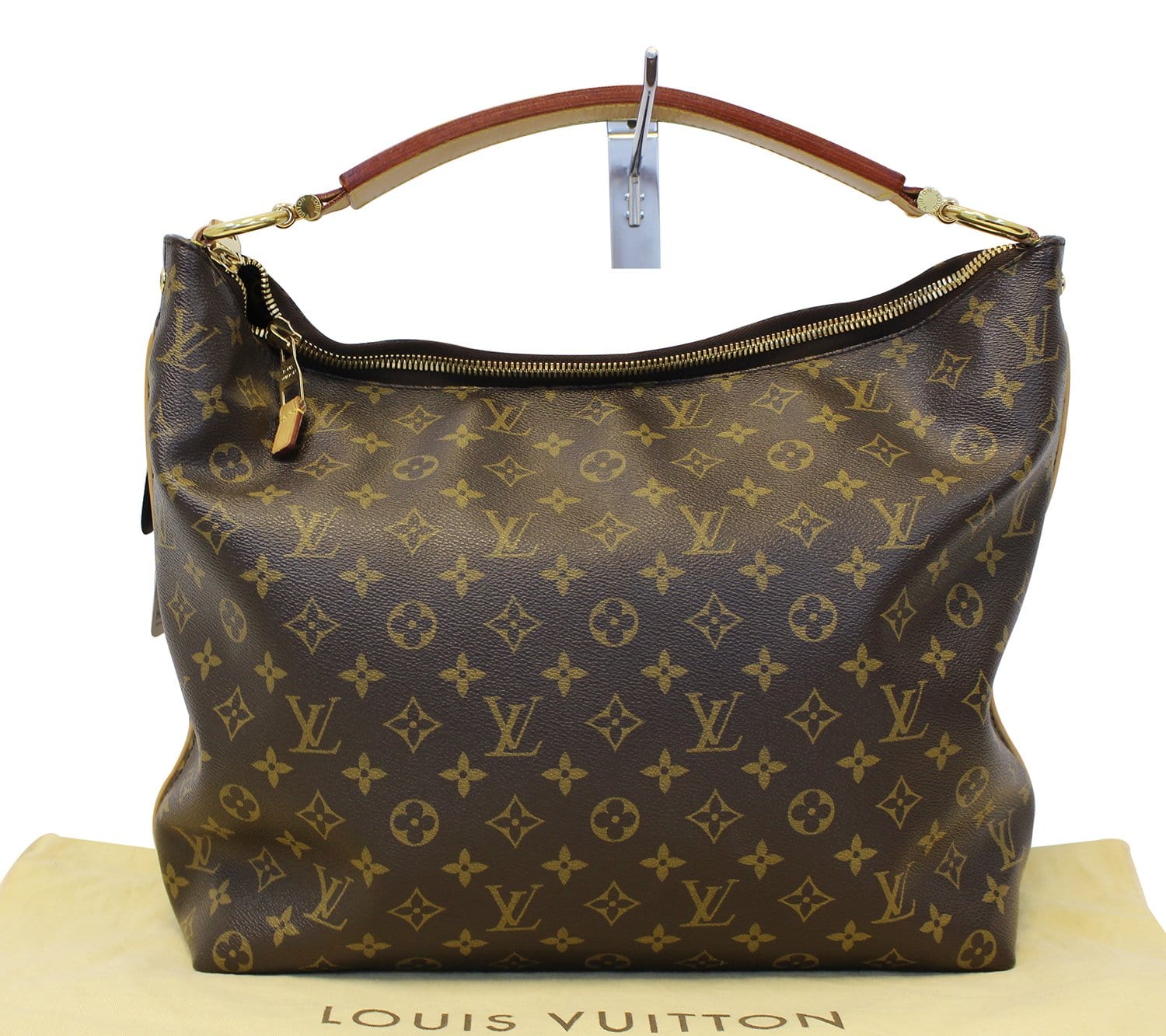 Louis Sully Mm Shoulder Bag Canvas Monogram