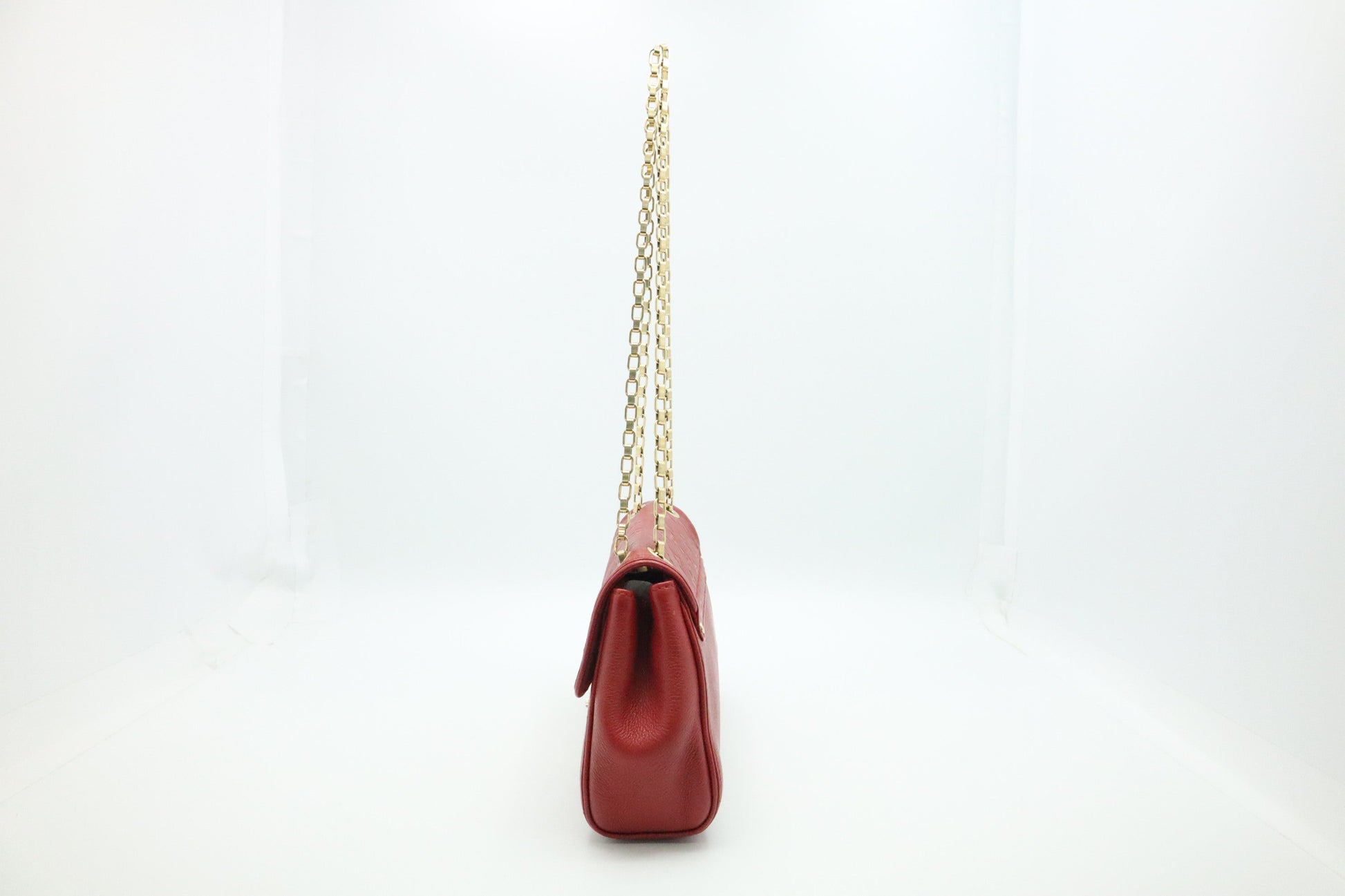 Louis Vuitton Saint Germain Red PM Leather Empreinte Handbag
