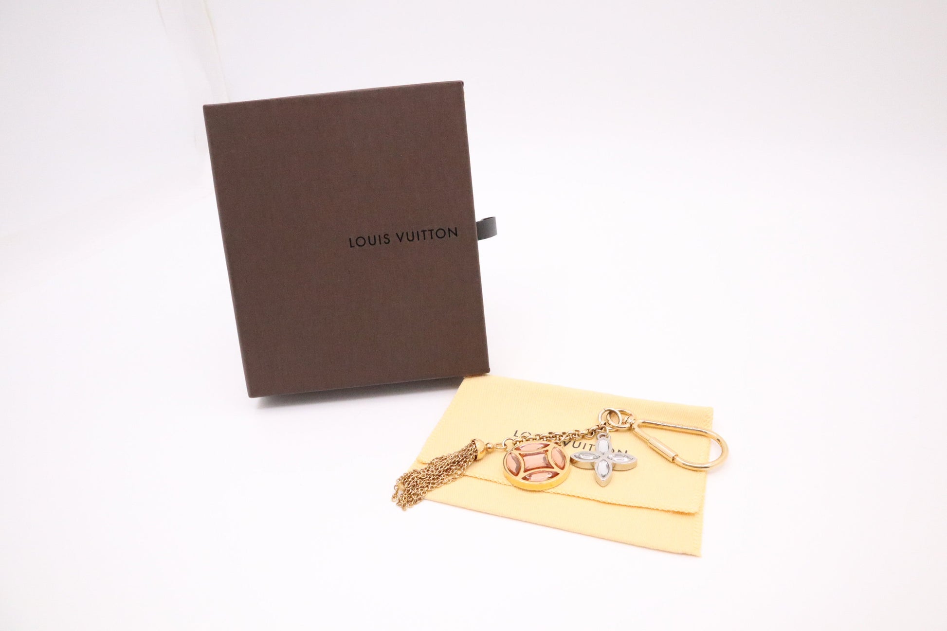 Louis Vuitton Flowers Charm Monogram Key Chain