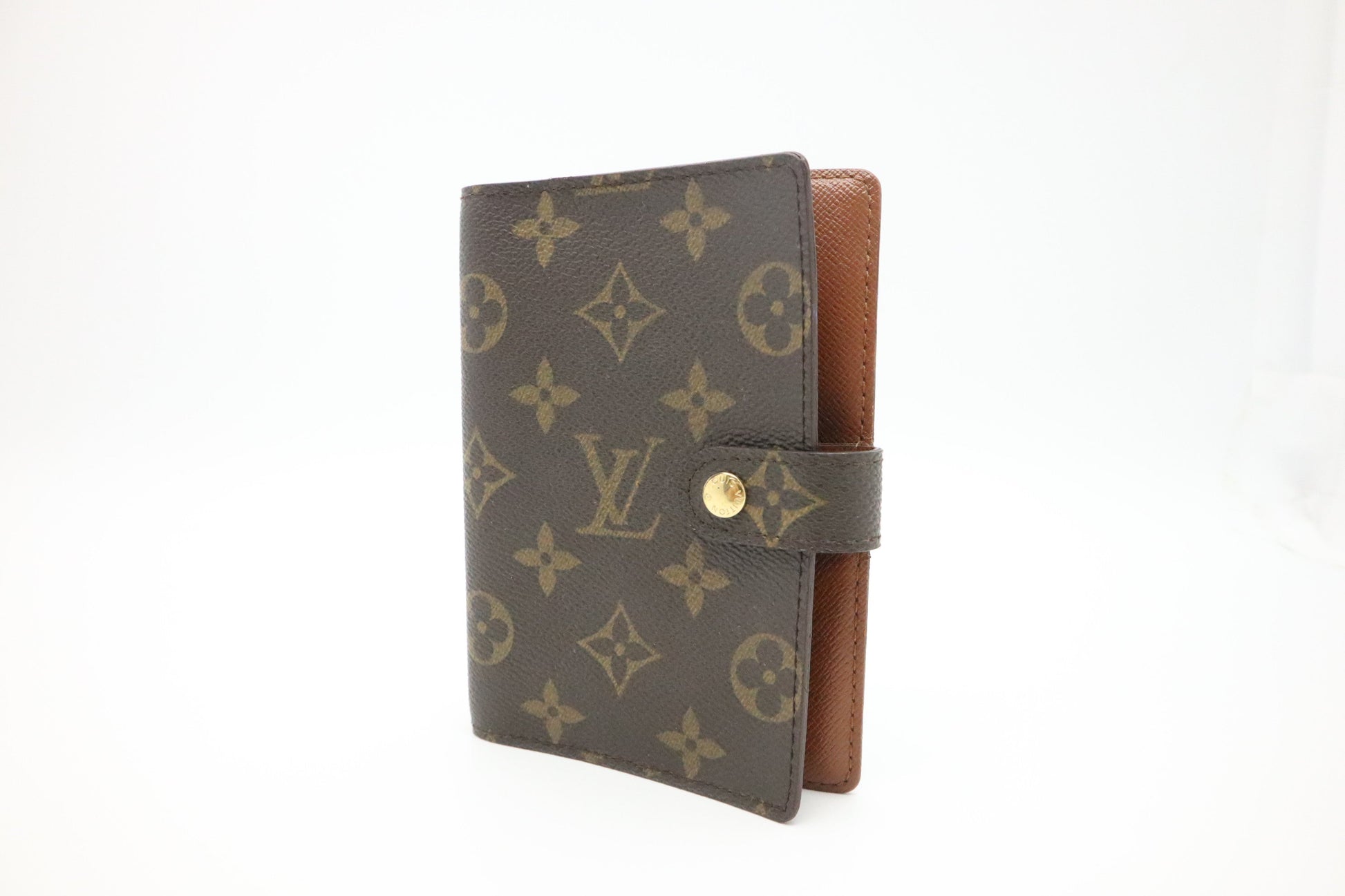Louis Vuitton Agenda PM Monogram Canvas Handbag Canvas 4