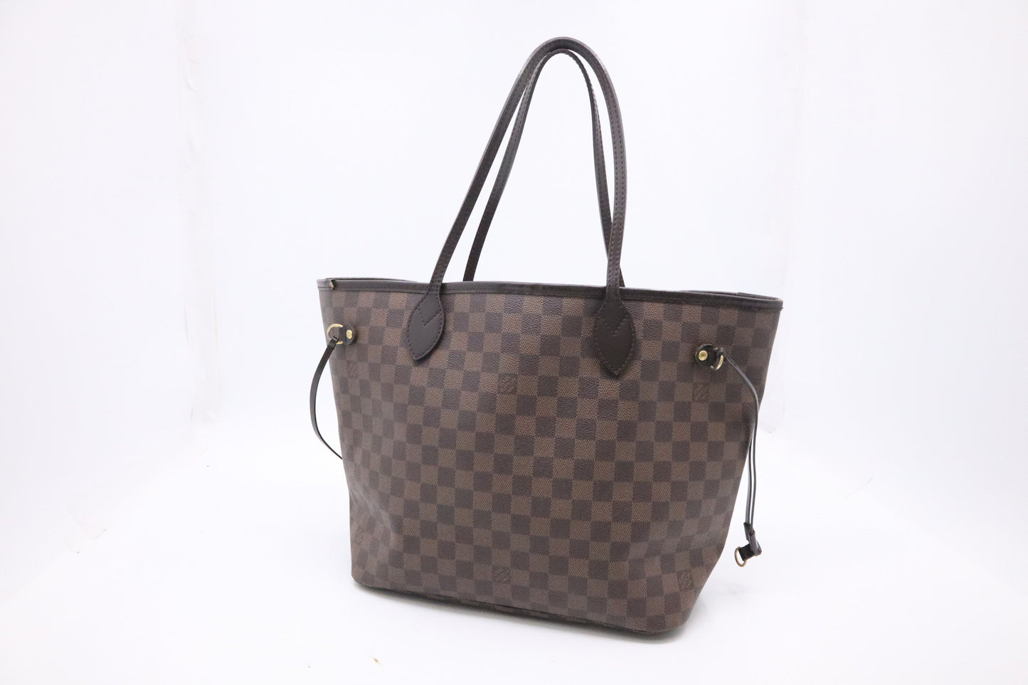 Louis Vuitton Neverfull MM Ebene Damier Canvas Tote Bag Canvas 3