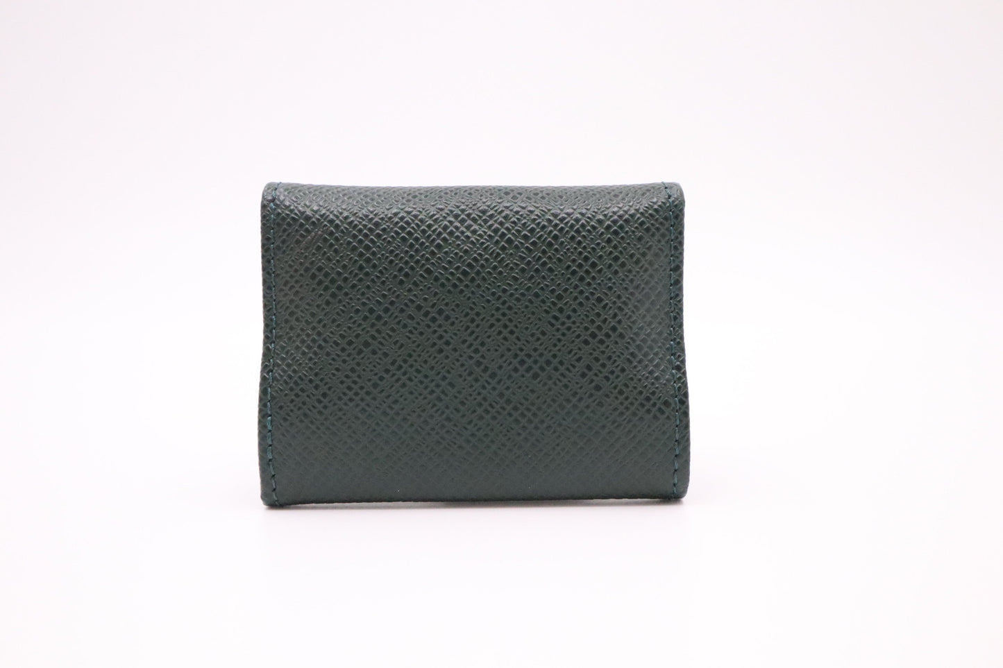 Louis Vuitton Cuff Links Taiga Leather Green Handbag