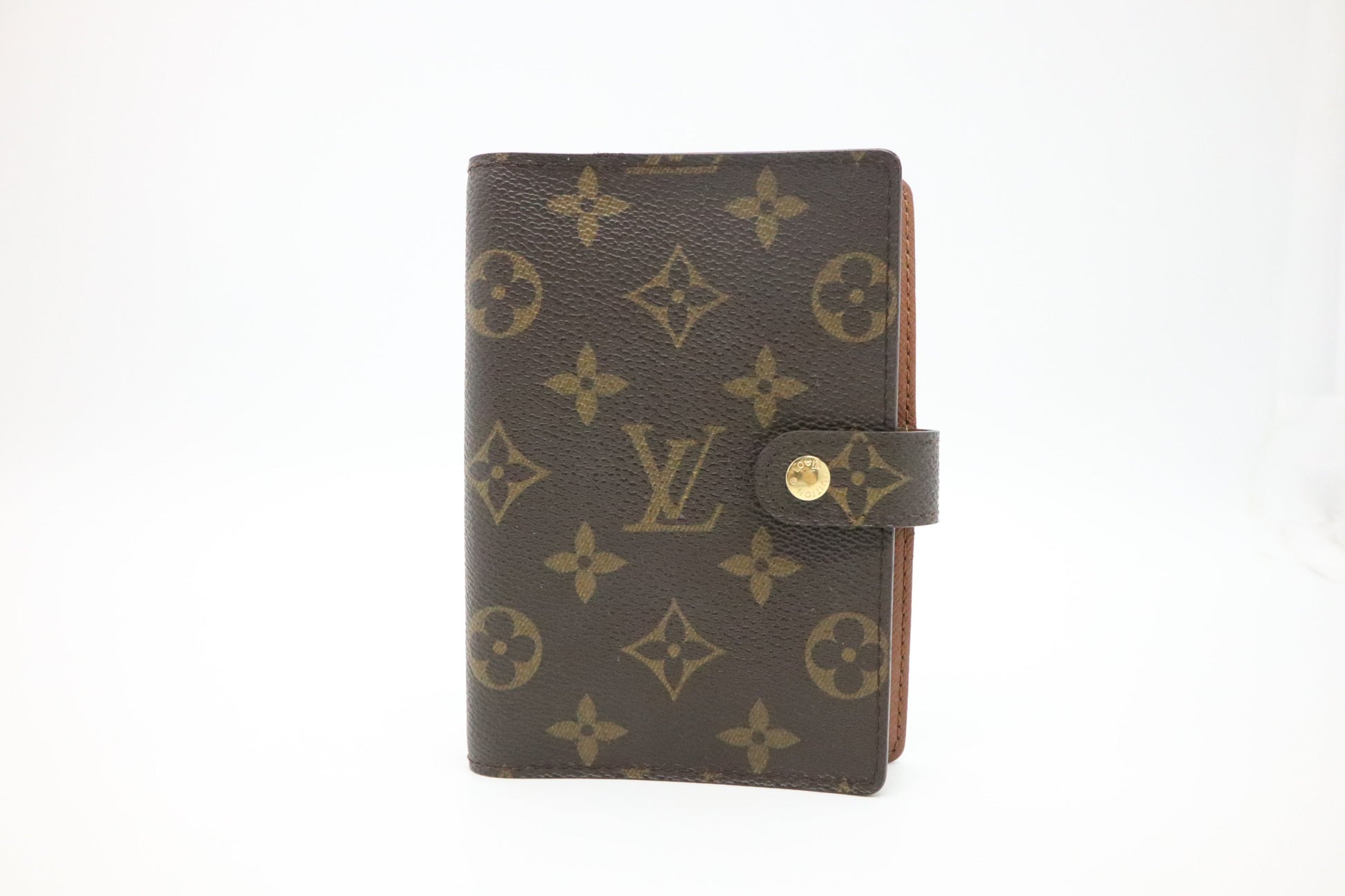 Louis Vuitton Agenda PM Monogram Canvas Handbag Canvas 4