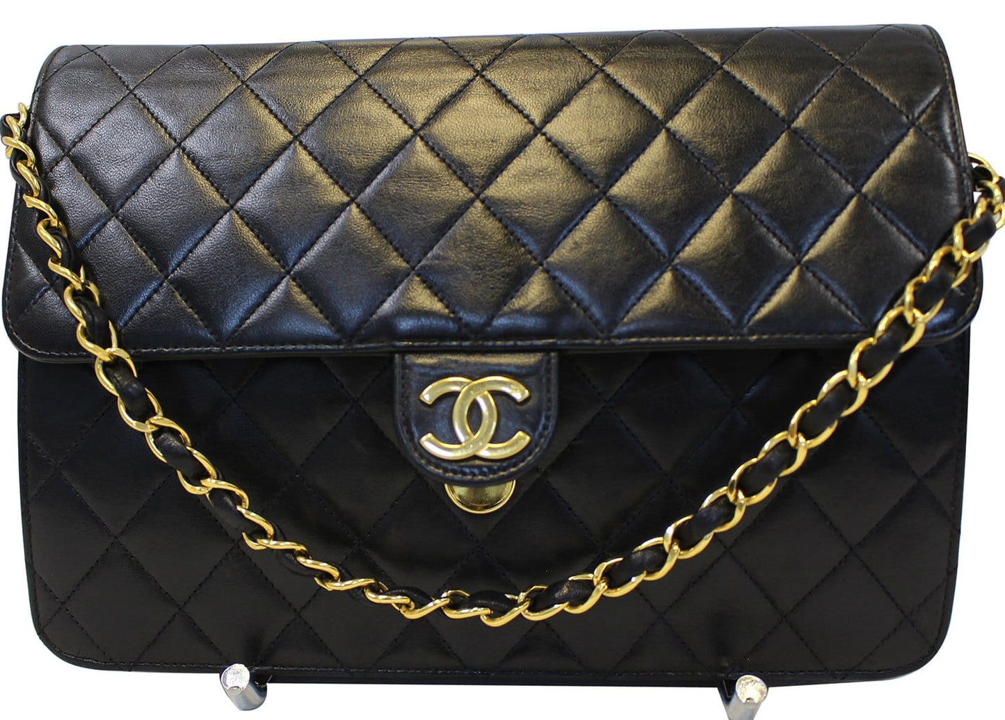 Chanel Single Flap Shoulder Bag Final Call Leather Quilted