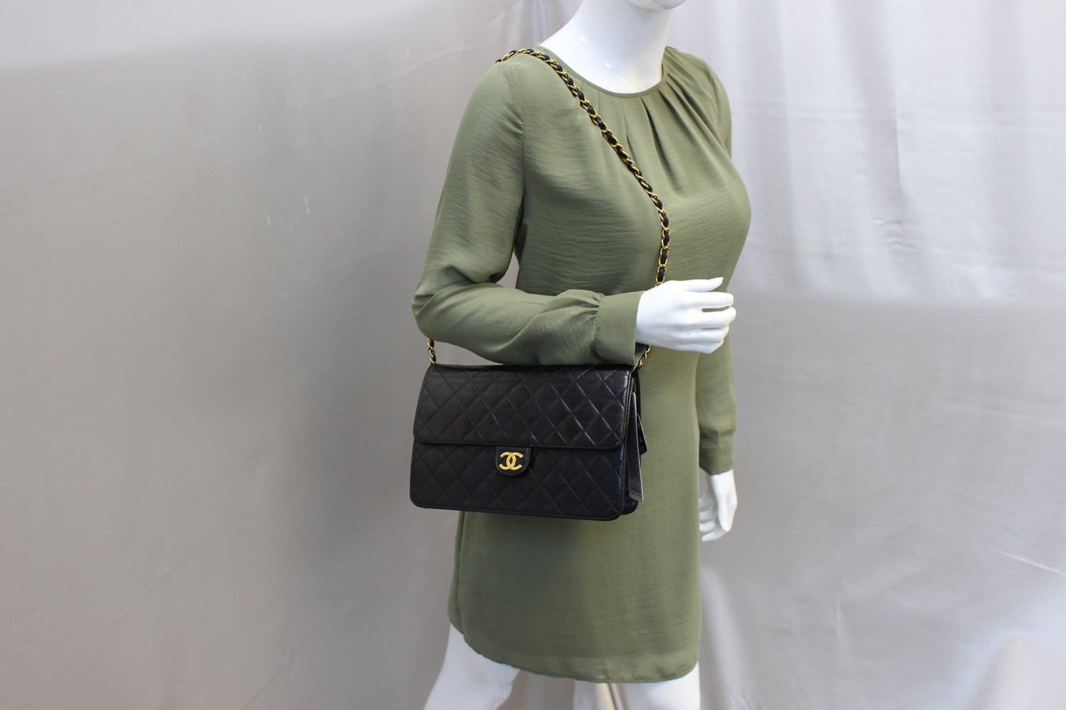 Chanel Single Flap Shoulder Bag Final Call Leather Quilted